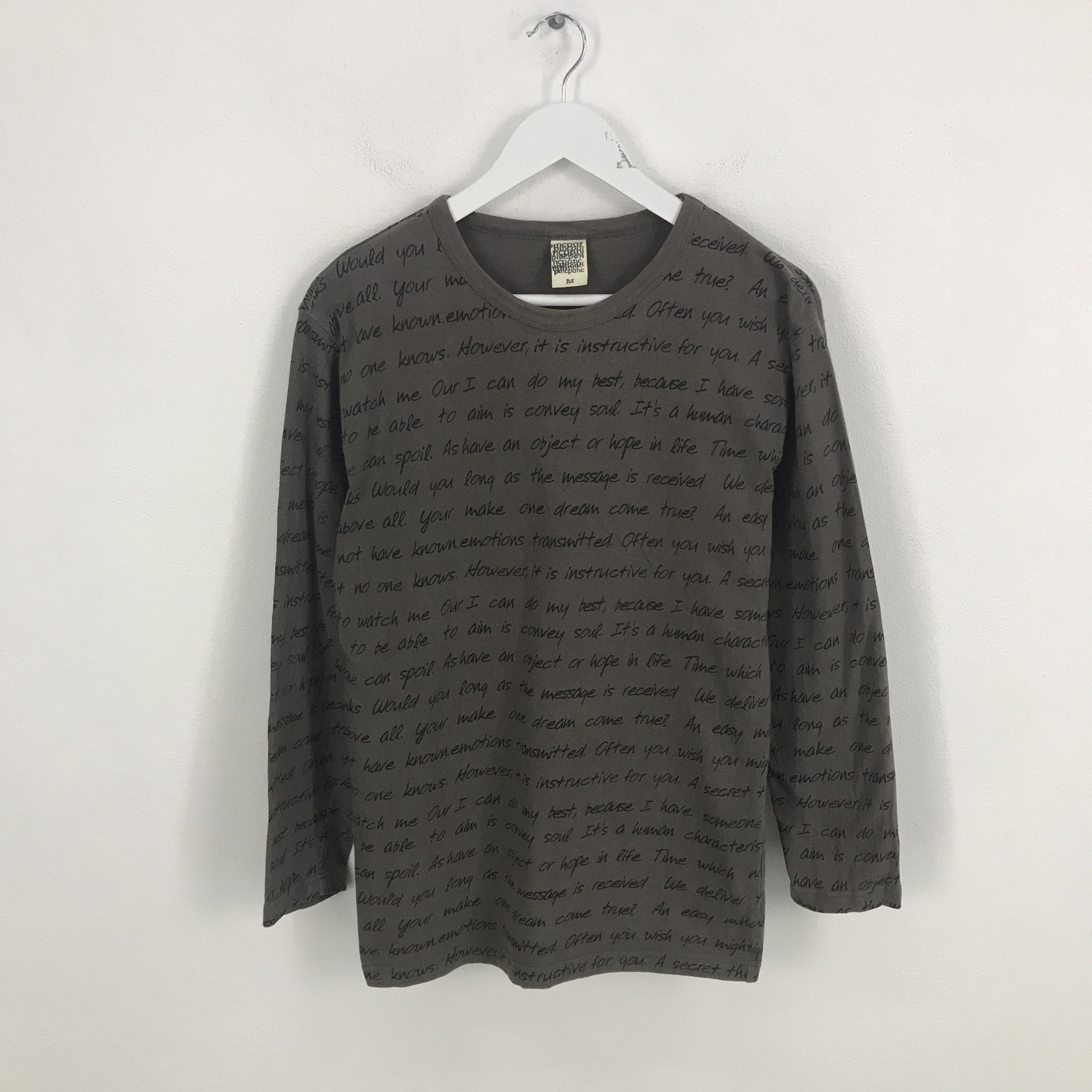 Japanese Brand × Vintage Rare Pincponc long sleeve t-shirt Size US M / EU 48-50 / 2 - 1 Thumbnail