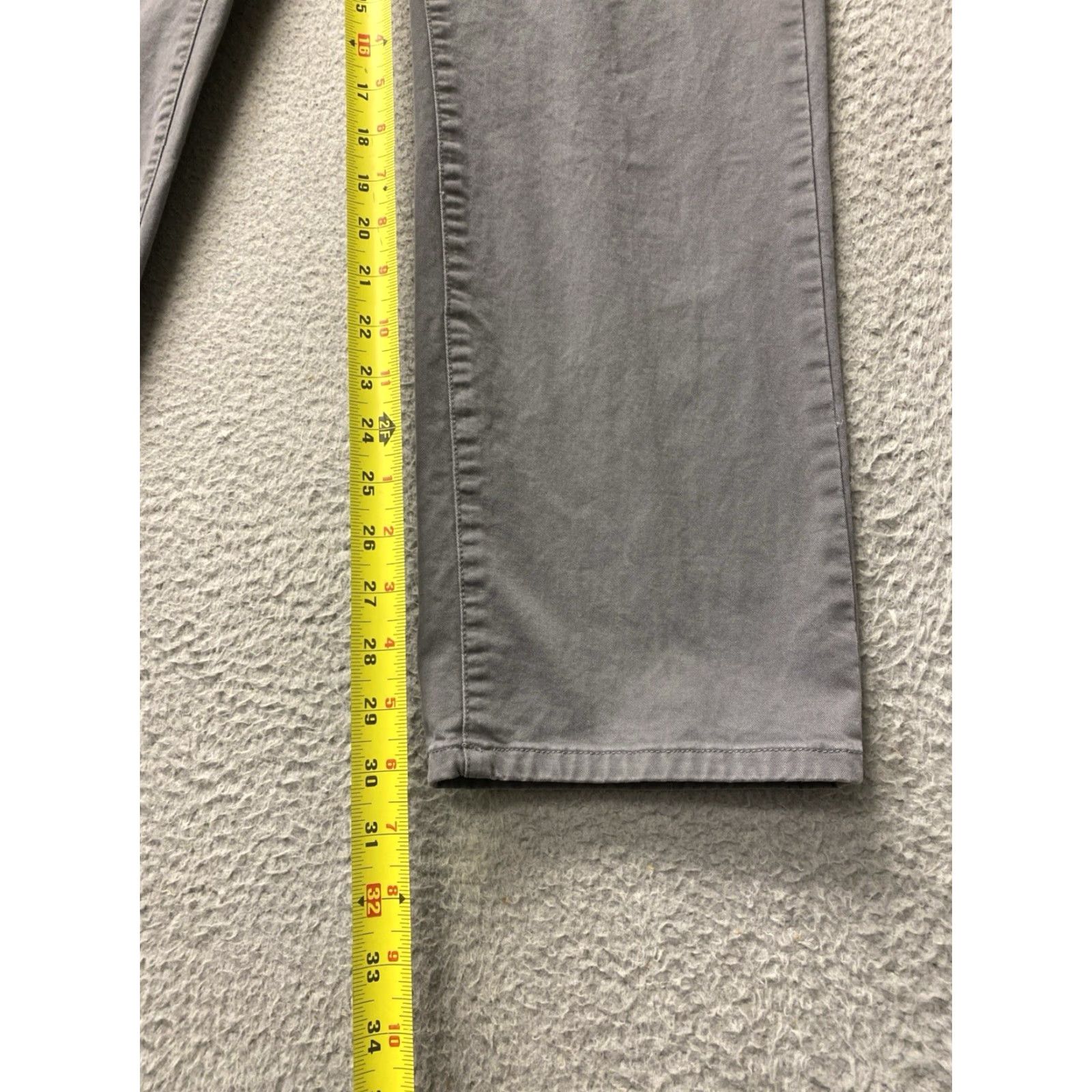Bonobos Bonobos Chino Pants Mens 32x30 Gray Stretch Slim Fit Slash Pockets Size US 32 / EU 48 - 5 Thumbnail