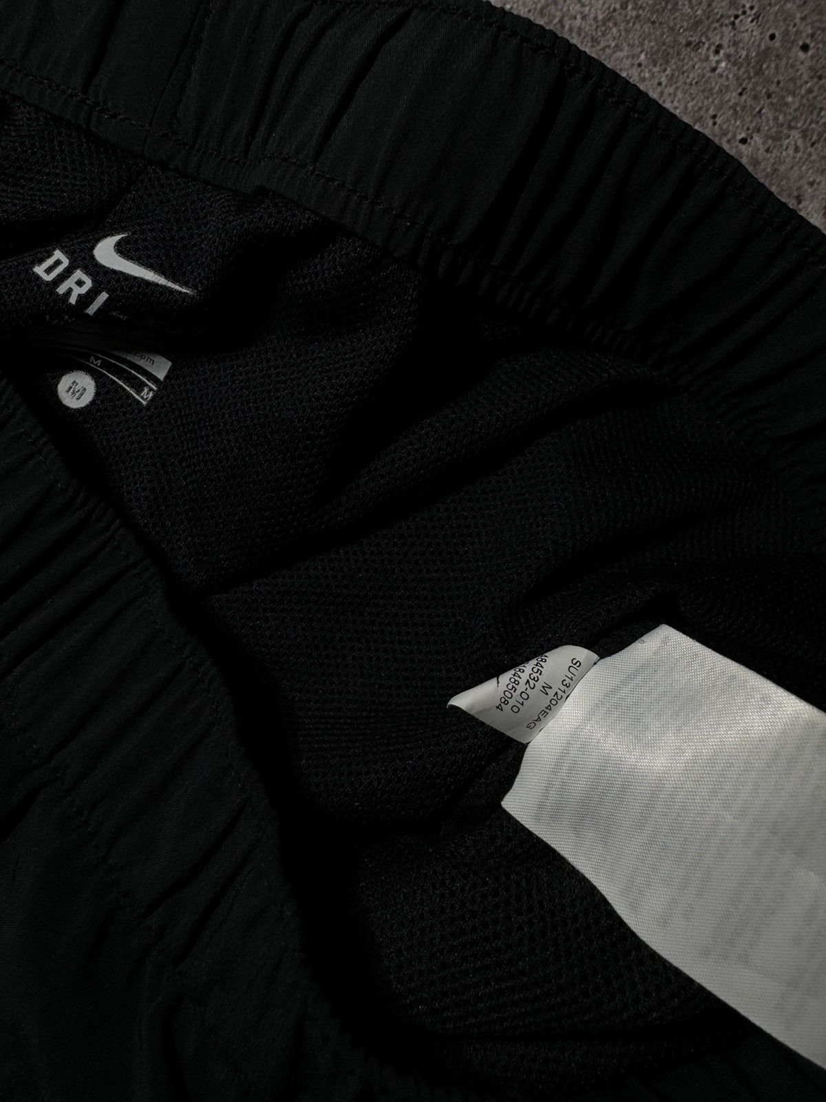 Nike × Vintage Nike Vintage Streetwear Casual Drill y2k Black Sweatpants Size US 32 / EU 48 - 9 Thumbnail