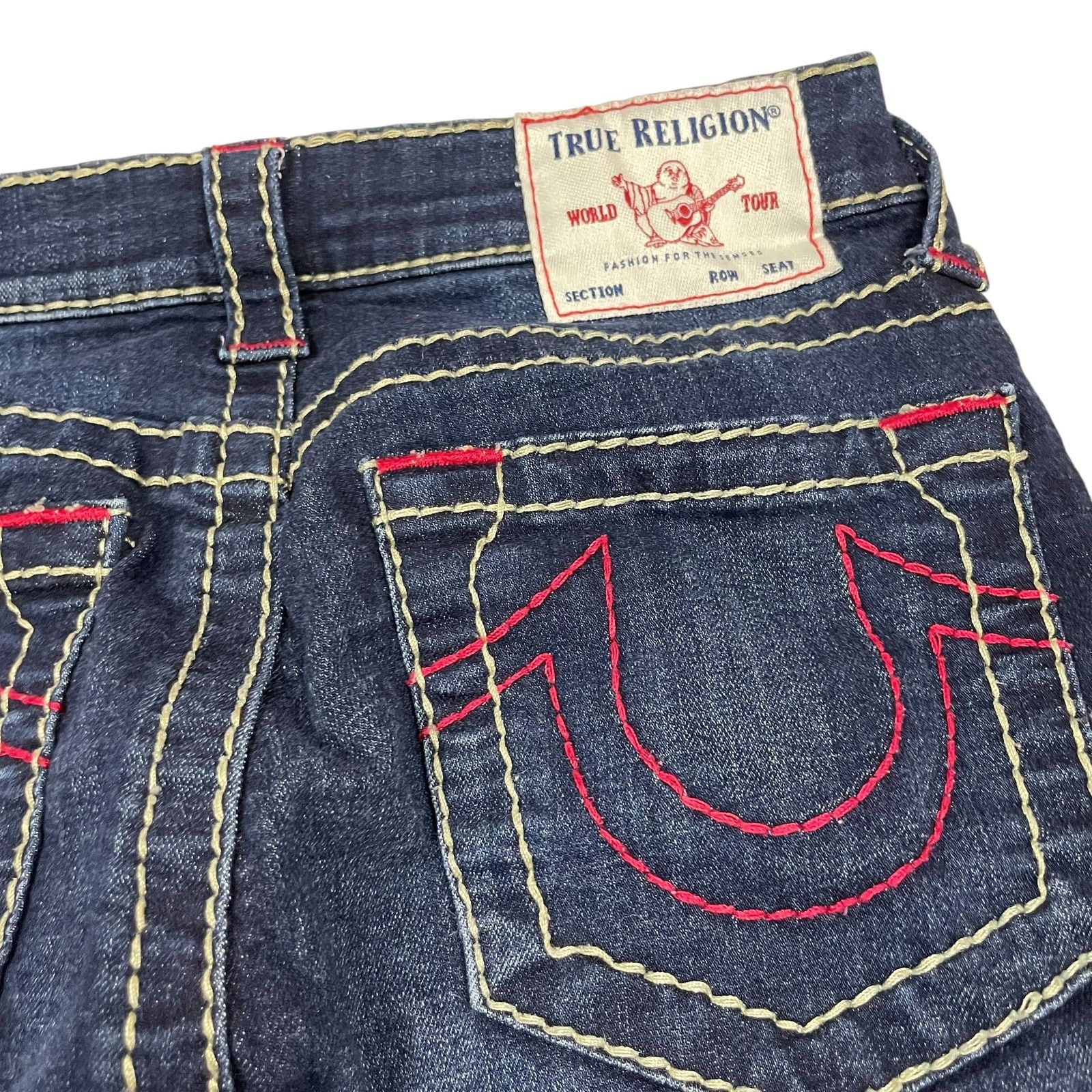 True Religion × Vintage True Religion Halle Womens Blue Cotton Super Skinny Jeans 26 Size 26" / US 2 / IT 38 - 6 Thumbnail