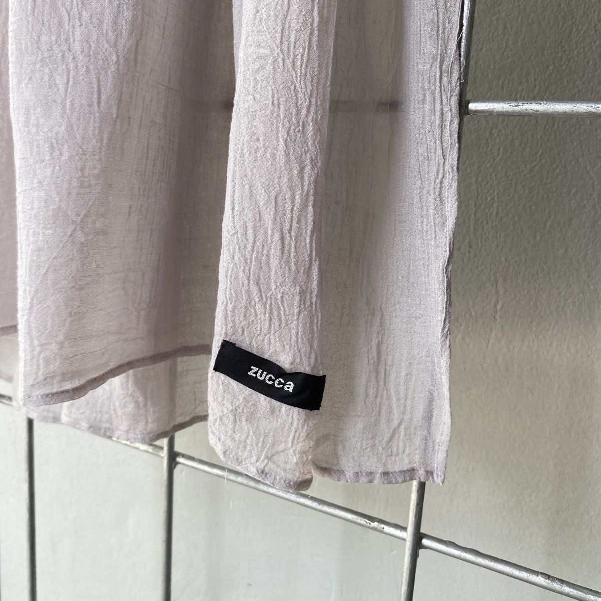 Zucca ZUCCA Light Beige Textured Scarf Size ONE SIZE - 4 Thumbnail