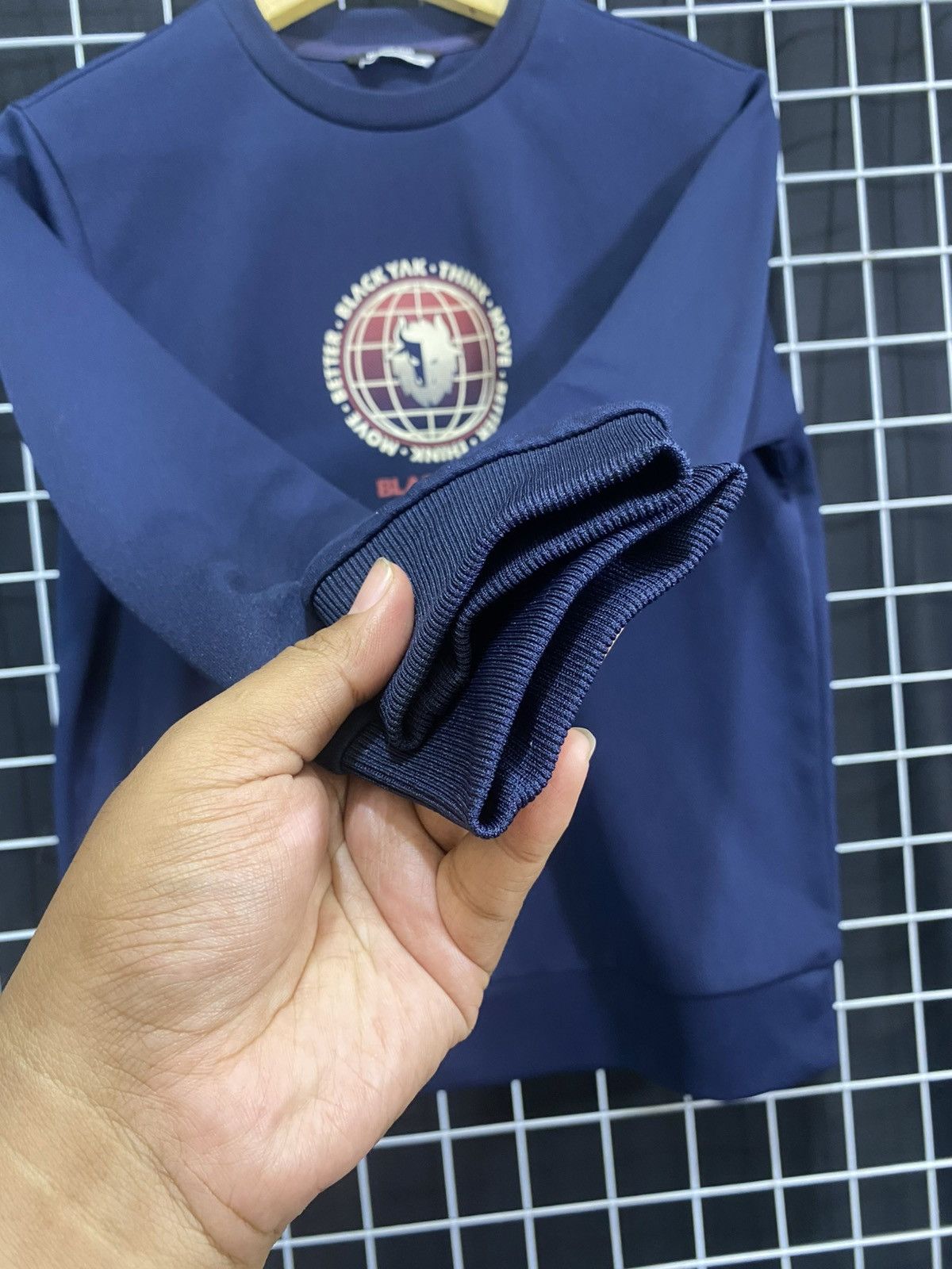 BLACKYAK BLACKYAK NAVY BLUE SWEATSHIRT CREWNECK Size US S / EU 44-46 / 1 - 3 Thumbnail