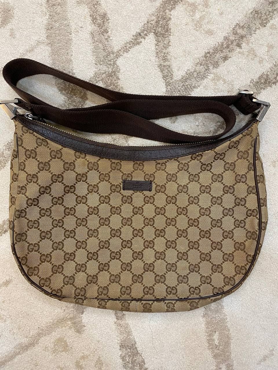 Gucci Gucci Brown GG Canvas Shoulder Bag Beige Size ONE SIZE - 2 Thumbnail