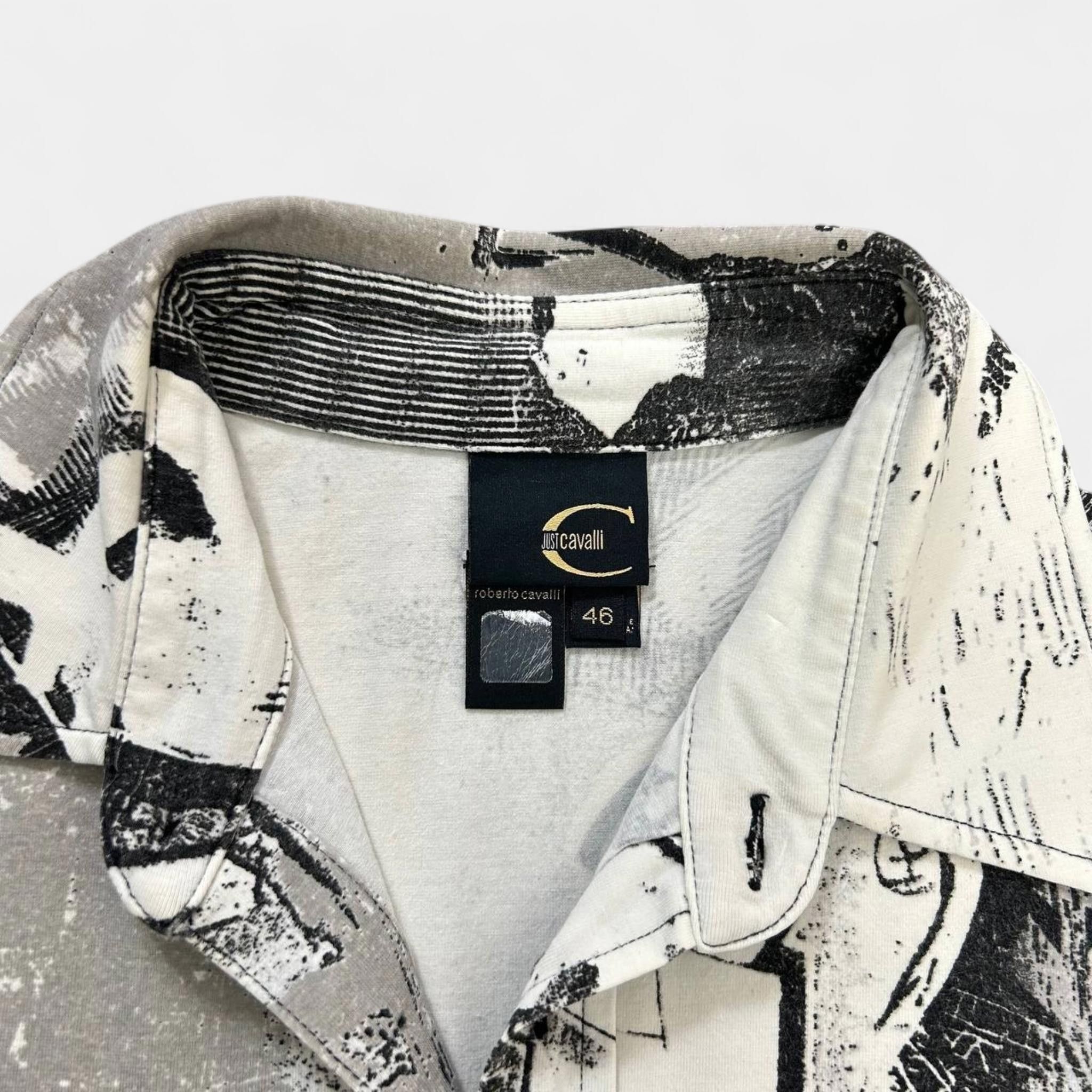 Roberto Cavalli Just Cavalli Graffiti Shirt Size US M / EU 48-50 / 2 - 4 Thumbnail