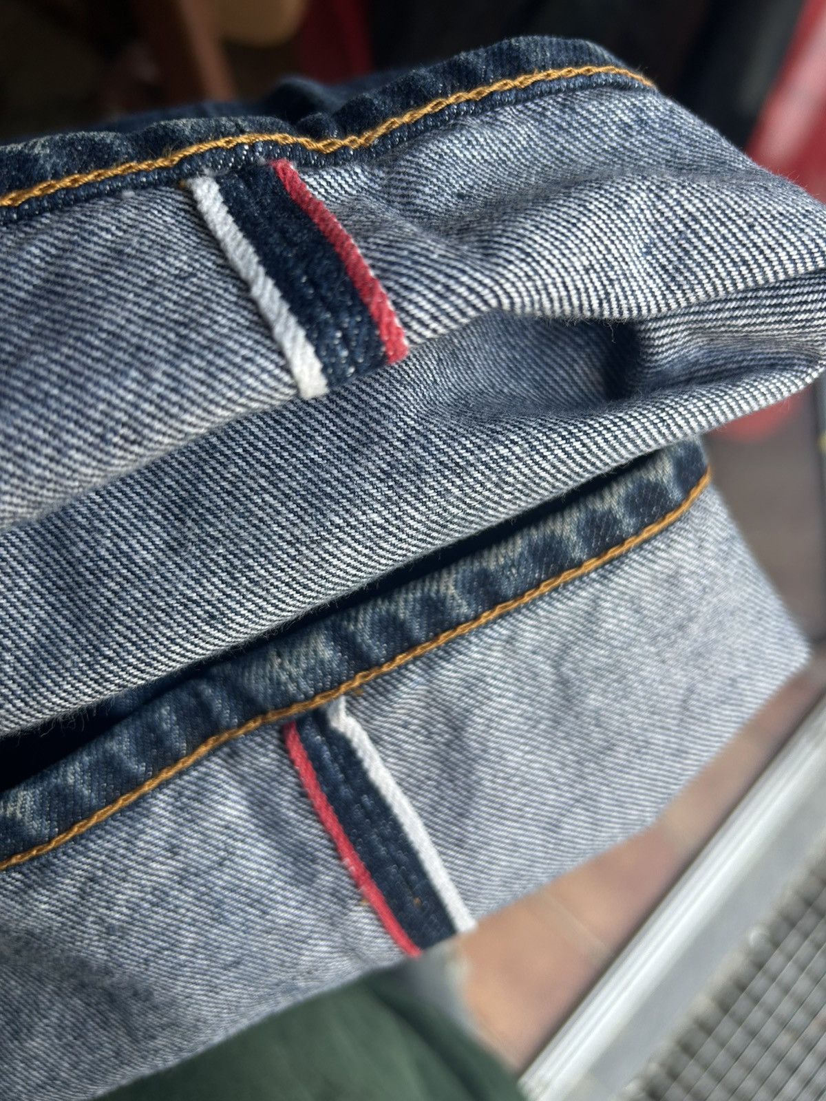 Evisu Evisu jeans vintage handpainted seagull logo selvedge white Size US 30 / EU 46 - 11 Thumbnail