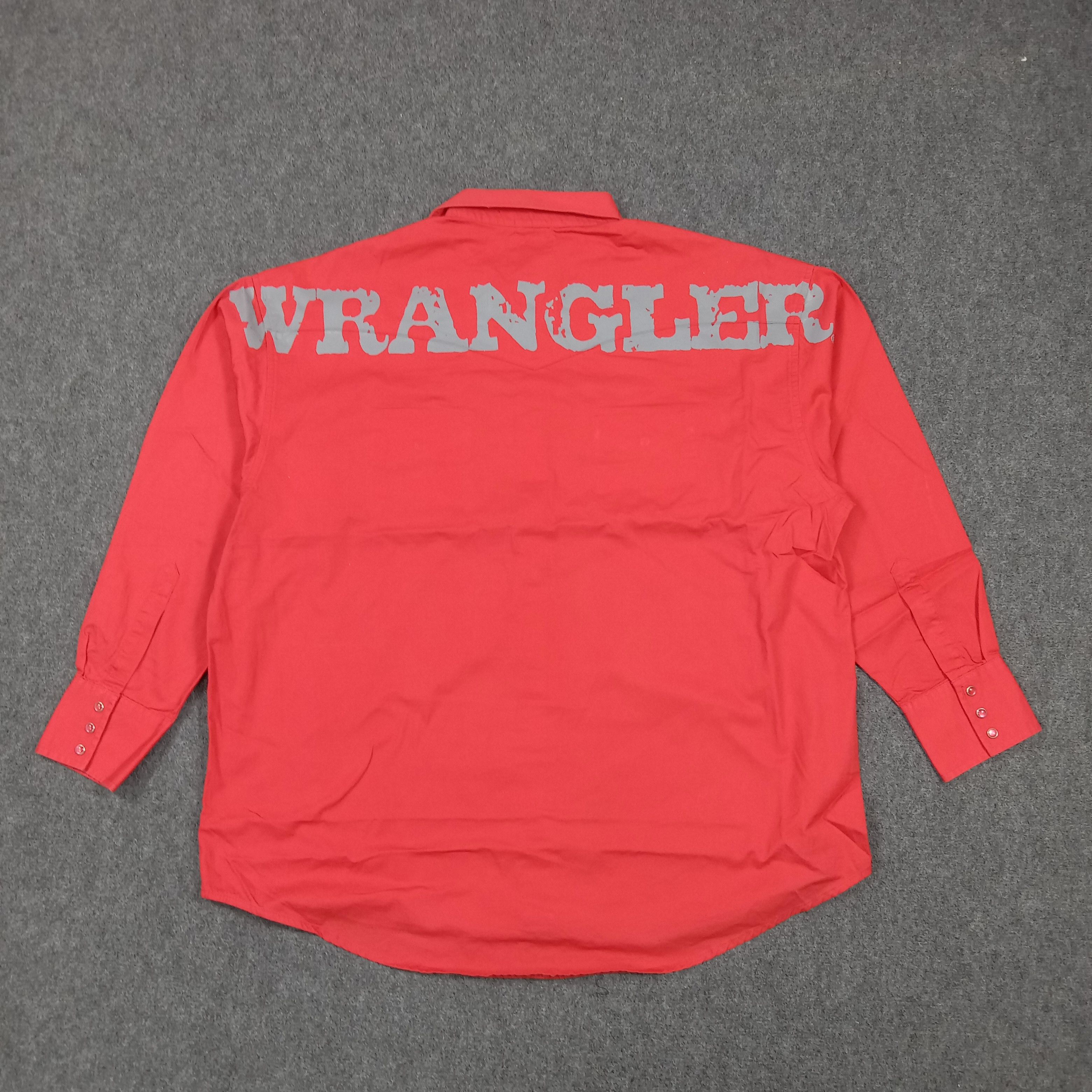 Wrangler Spell Out Button Up Shirt C276N61