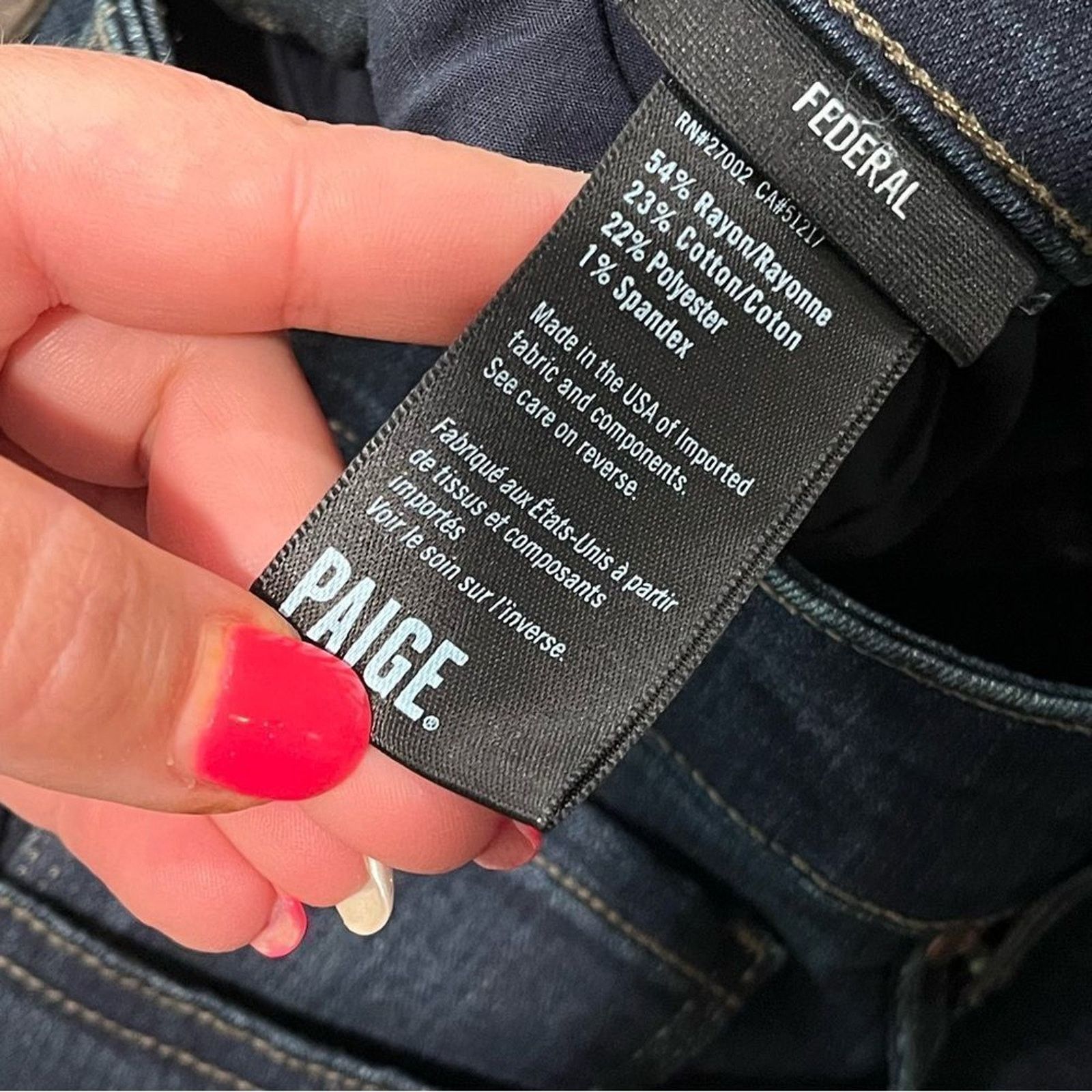 Paige Paige Jeans Mens Federal Slim Straight Jeans Cellar Size 30 Size US 30 / EU 46 - 11 Thumbnail