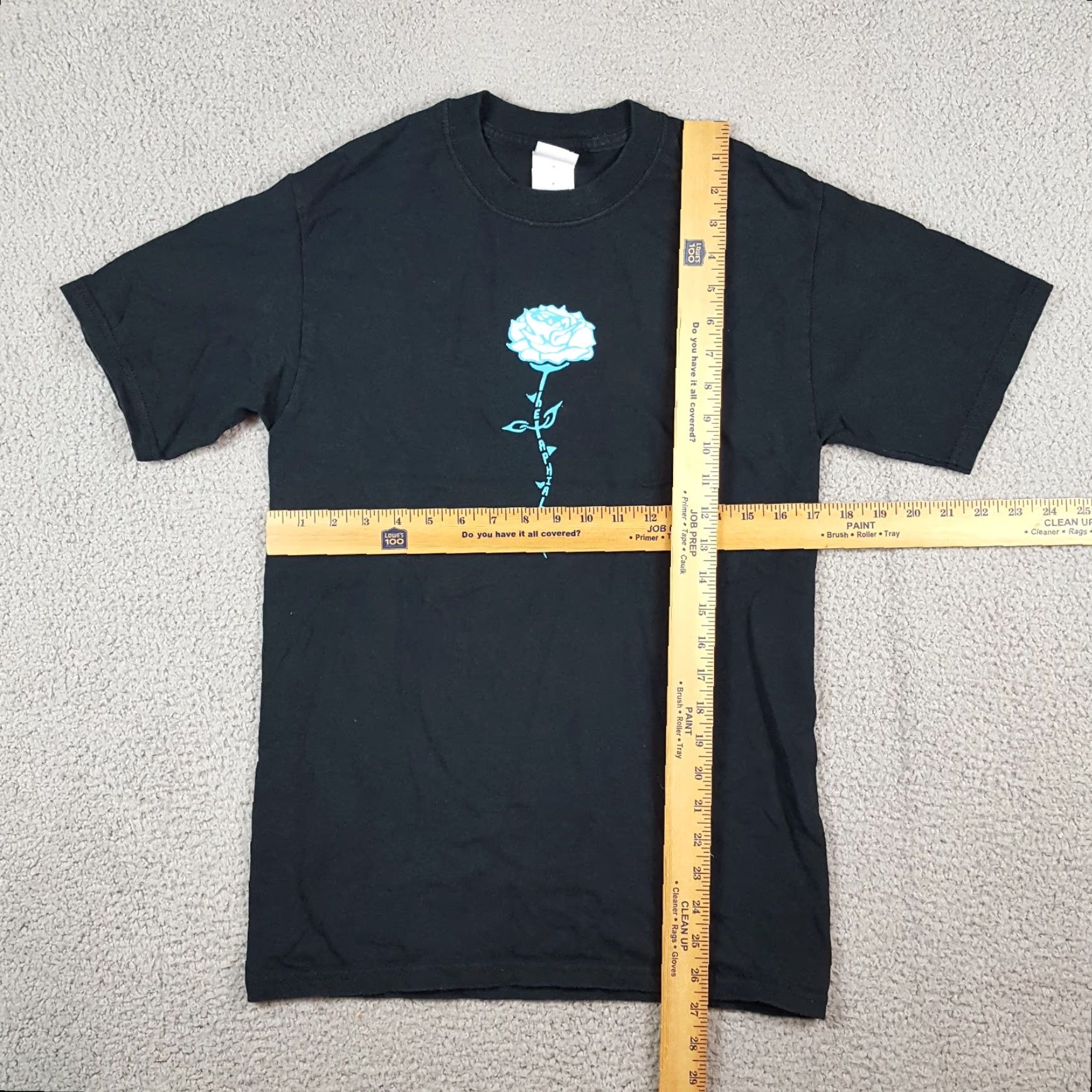 Gildan VINTAGE Gildan T-Shirt Mens Tee Size S Black Rose Tour Band Retro Rock Music College Shirt Size US S / EU 44-46 / 1 - 7 Thumbnail