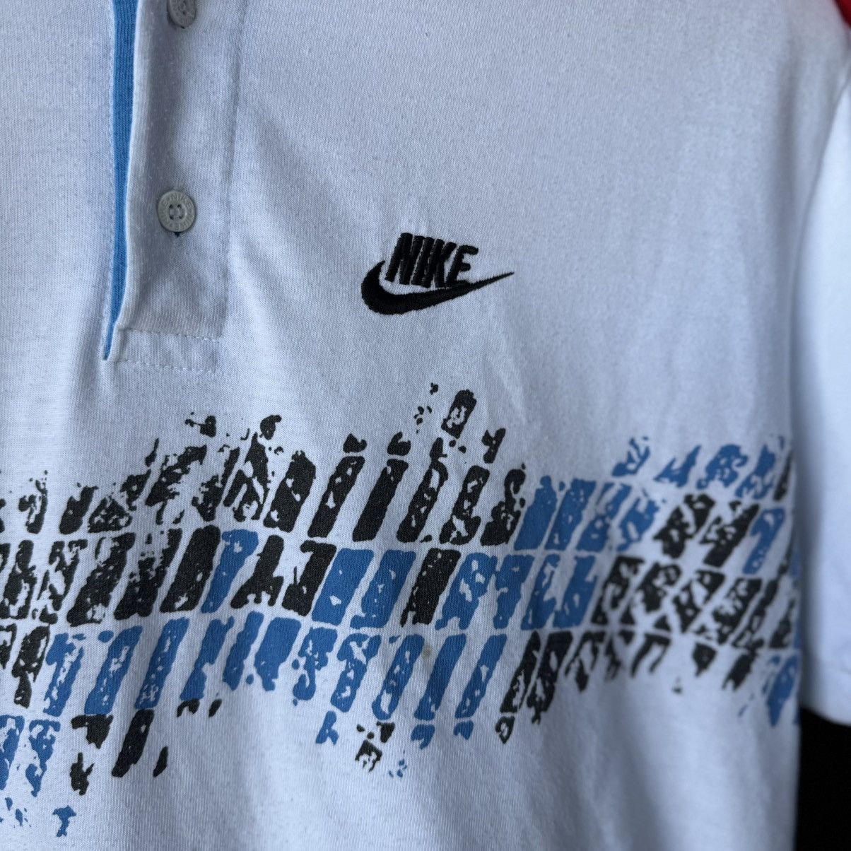 Nike × Vintage 80s Single Stiched Nike Court Tennis Vintage Polo Tee Shirt Size US M / EU 48-50 / 2 - 5 Thumbnail