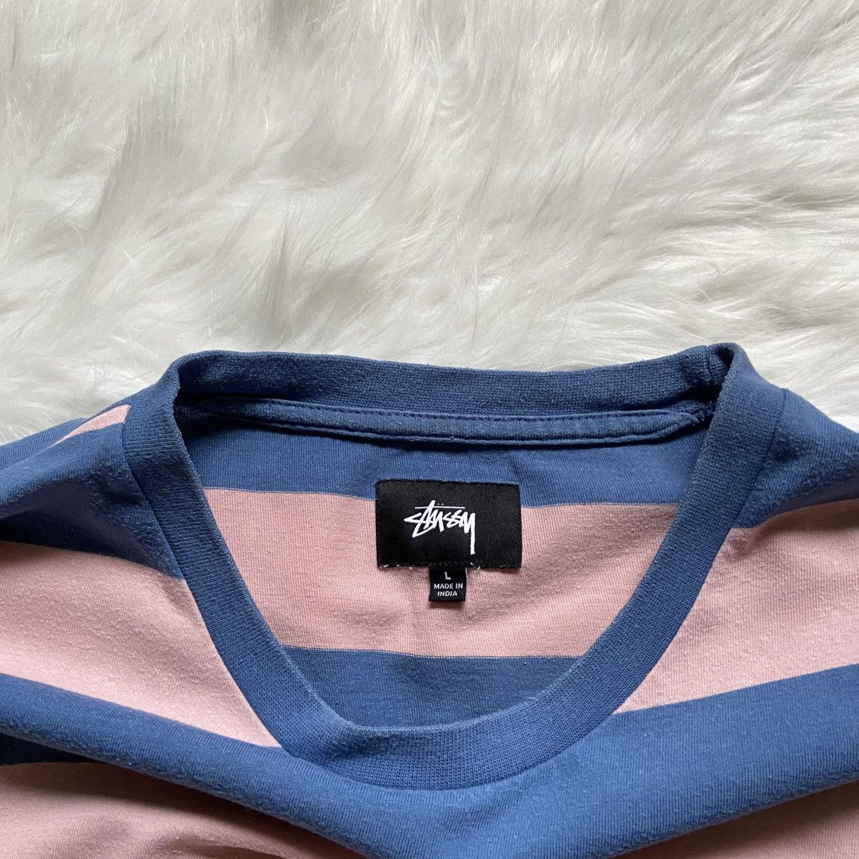 Stussy 📌 Stussy Pocket Striped T-Shirt Large Size US L / EU 52-54 / 3 - 5 Thumbnail