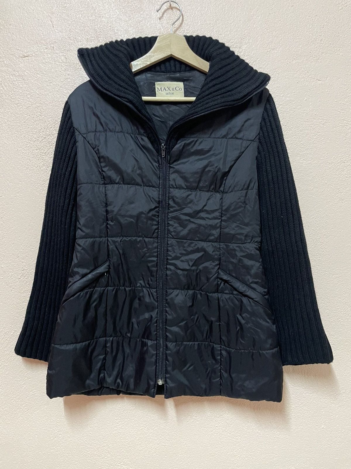 MAX&Co. MAX & CO. Active Jacket Designer Italy Quilted Shawl collar Size S / US 4 / IT 40 - 2 Thumbnail