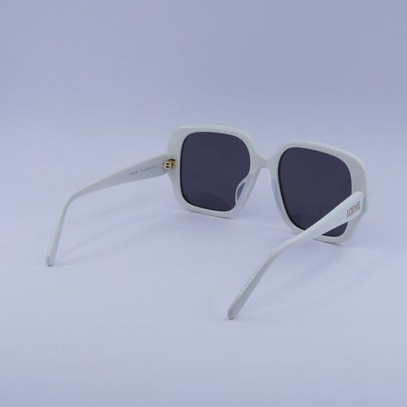 Loewe Loewe LW40134U 25A Sunglasses Ivory Square Frame, Smoke Size ONE SIZE - 9 Thumbnail