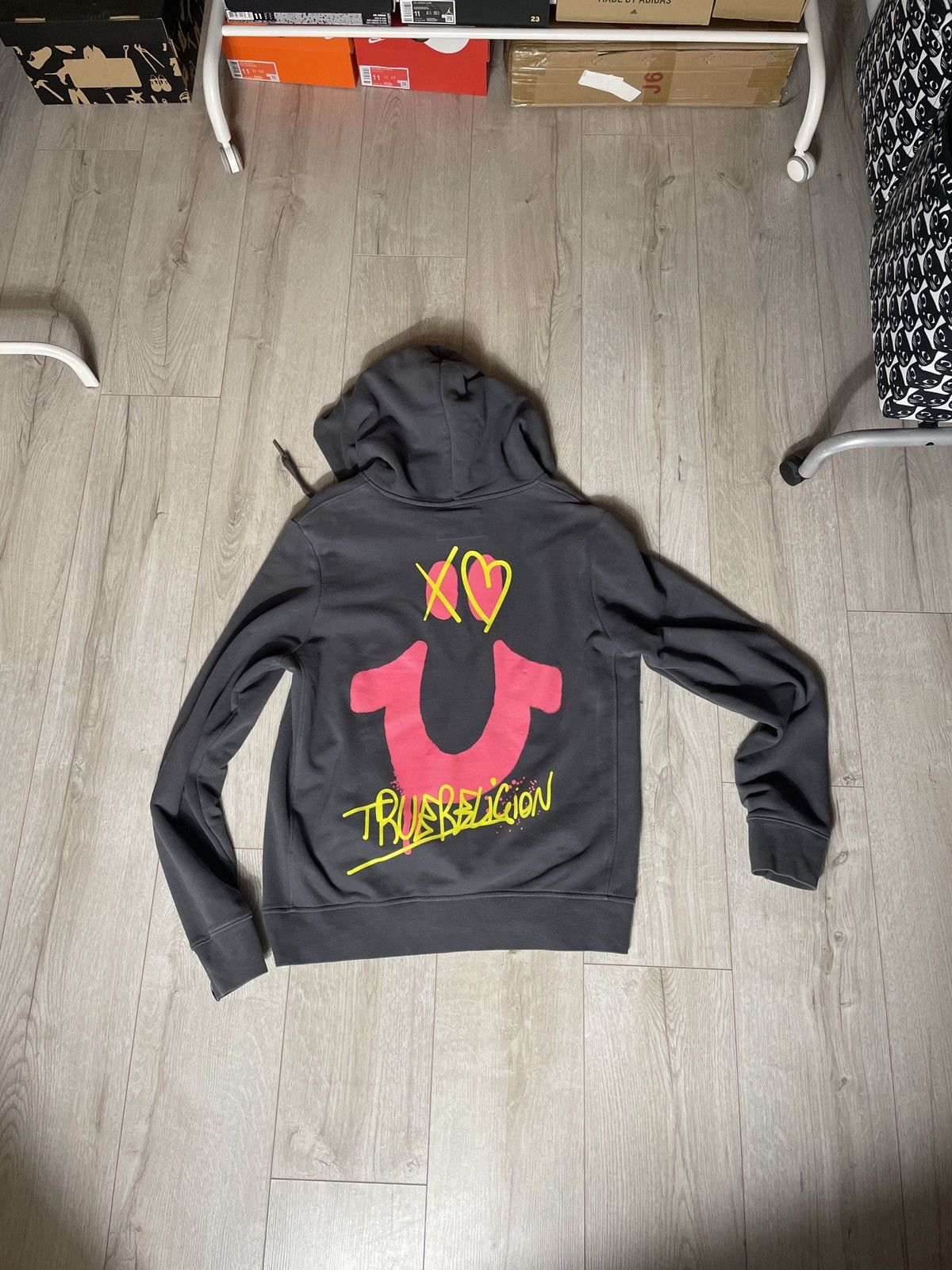 True Religion True Religion hoodie smile grey Size US L / EU 52-54 / 3 - 2 Thumbnail