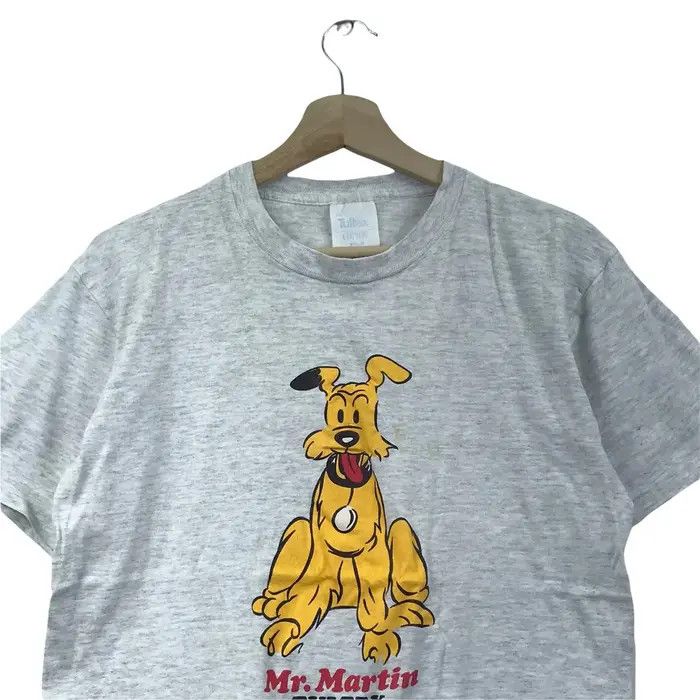 Vintage Vtg 90’ Mr. MARTIN DOG CARTOON Tultex Pet Tee Shirt Anime Size US S / EU 44-46 / 1 - 3 Thumbnail