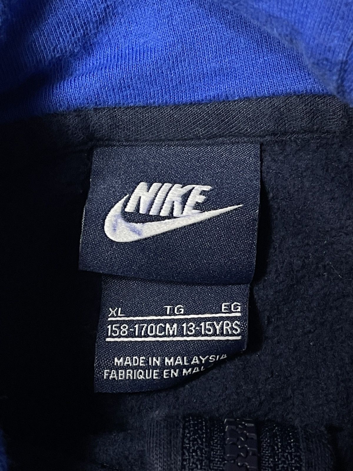 Nike Nike Hoodie Zip Swoosh Drill Rap Hip Hop y2k Size US XS / EU 42 / 0 - 6 Thumbnail