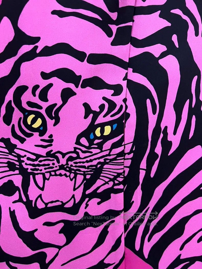 Valentino Valentino Silk tiger dress Size S / US 4 / IT 40 - 6 Thumbnail