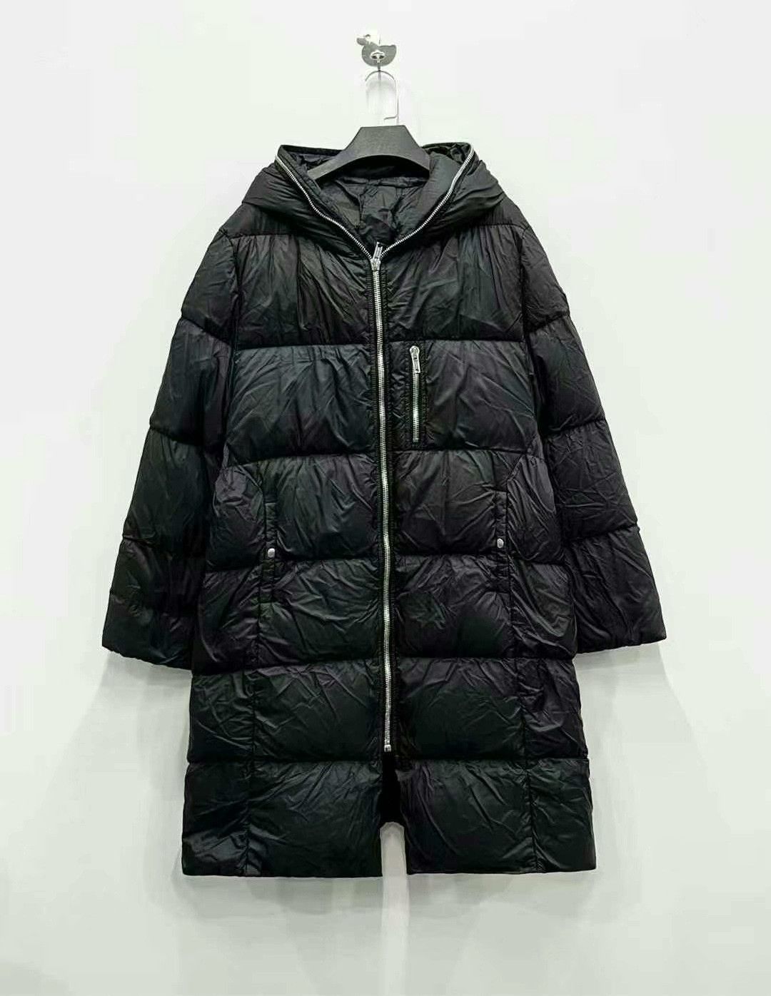 Moncler Genius Moncler x Rick Owens Black Long Down Jacket Size XS / US 0-2 / IT 36-38 - 1 Thumbnail
