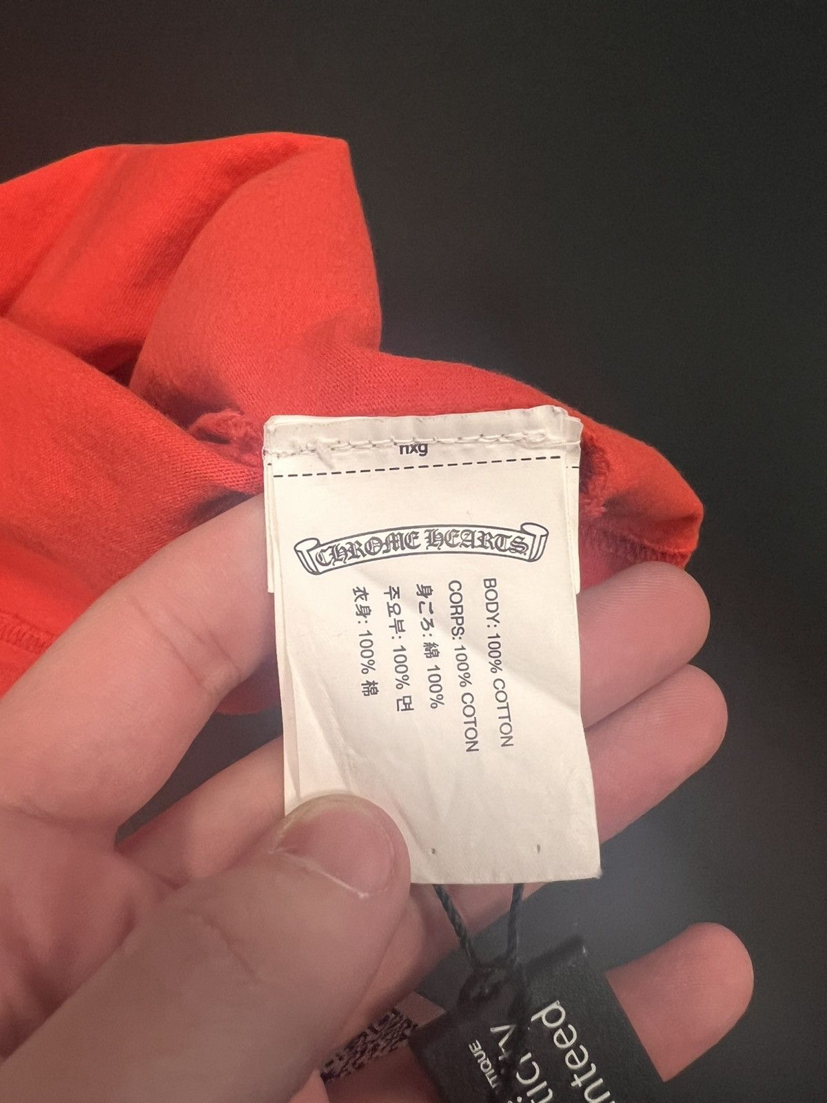 Chrome Hearts Chrome Hearts Matty Boy Chomper Red T-Shirt (PreOwned) Size US XL / EU 56 / 4 - 4 Thumbnail