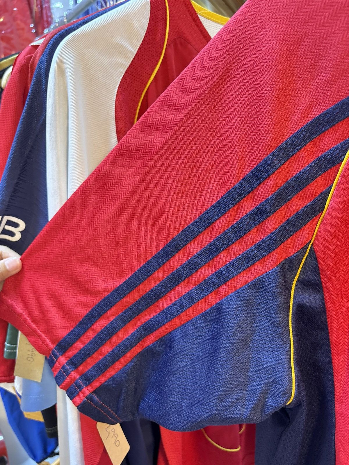 Adidas Vintage 1998 Spain Football Team Home Kit Size US L / EU 52-54 / 3 - 8 Thumbnail