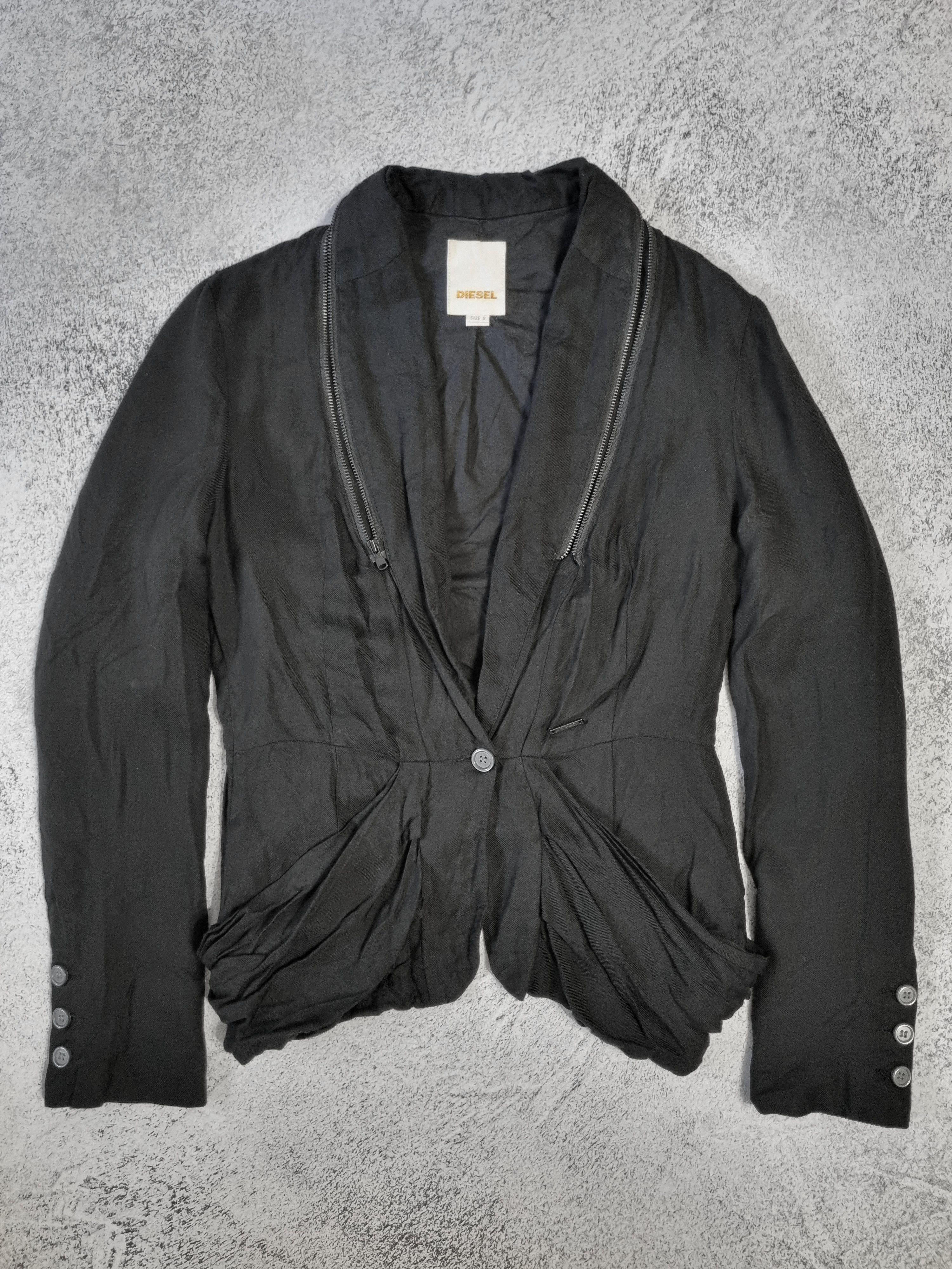 Diesel Vintage Diesel Avant Garde Blazer Jacket Size S / US 4 / IT 40 - 3 Thumbnail