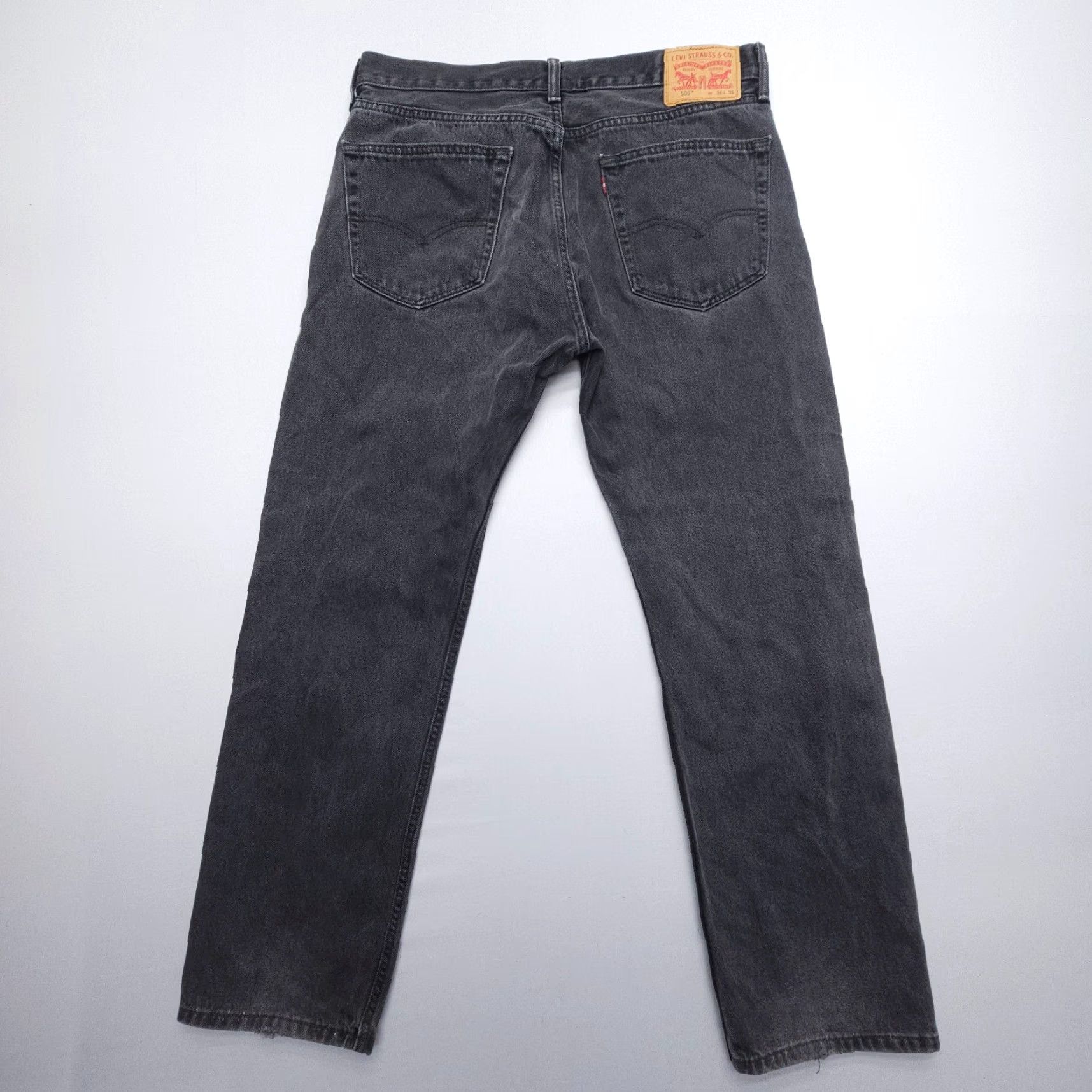 Levi's Levi's 505 Jeans Regular Levi's Mens 36 x 30 Black Size US 36 / EU 52 - 2 Thumbnail