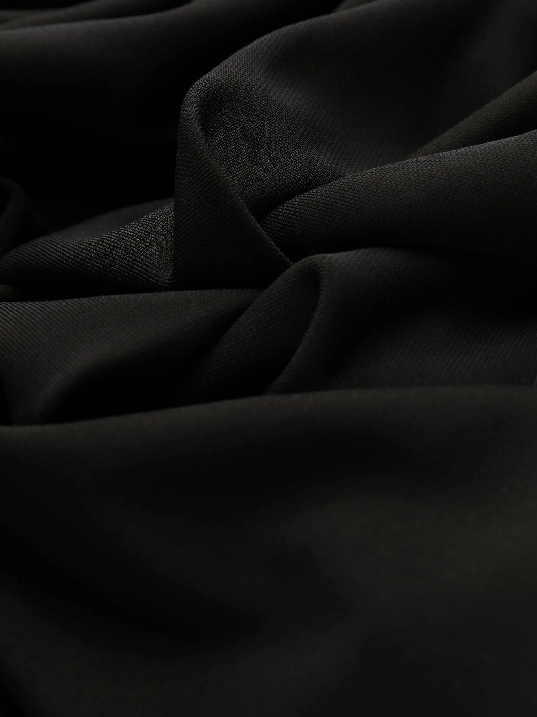 Off-White o1gr1nt0125 Vi-Crepe Draped Strapless Dress in Black Size XS / US 0-2 / IT 36-38 - 6 Thumbnail
