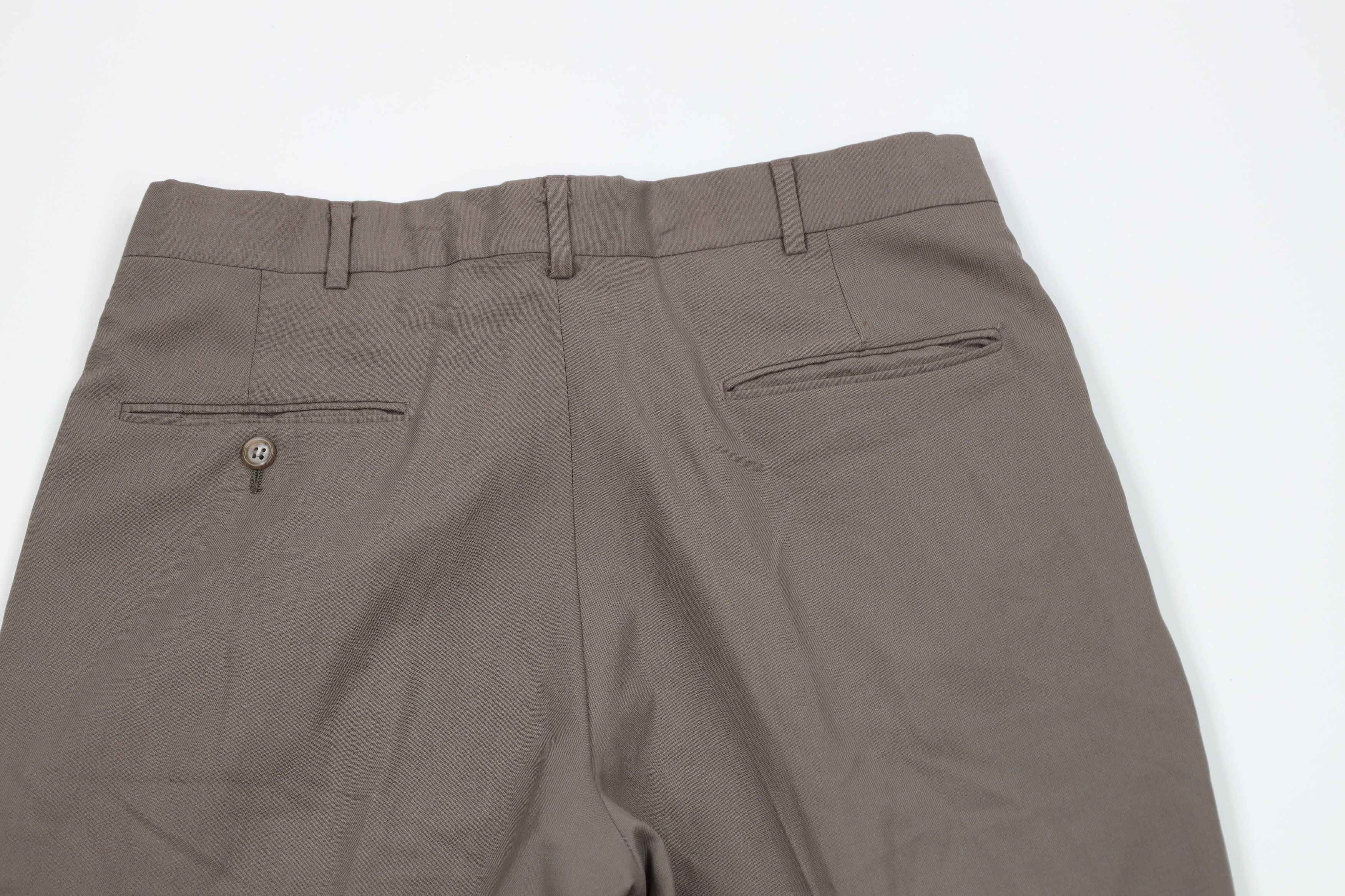 Vintage Vintage 70s Streetwear Worsted Wool Wide Leg Pants USA Size US 30 / EU 46 - 10 Thumbnail