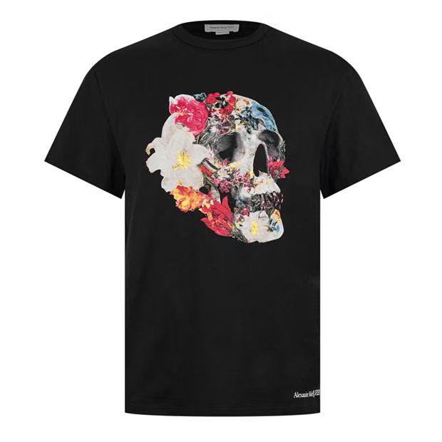 image of Alexander Mcqueen O1G2R1Mq0324 T-Shirt In Black, Men's (Size Large)