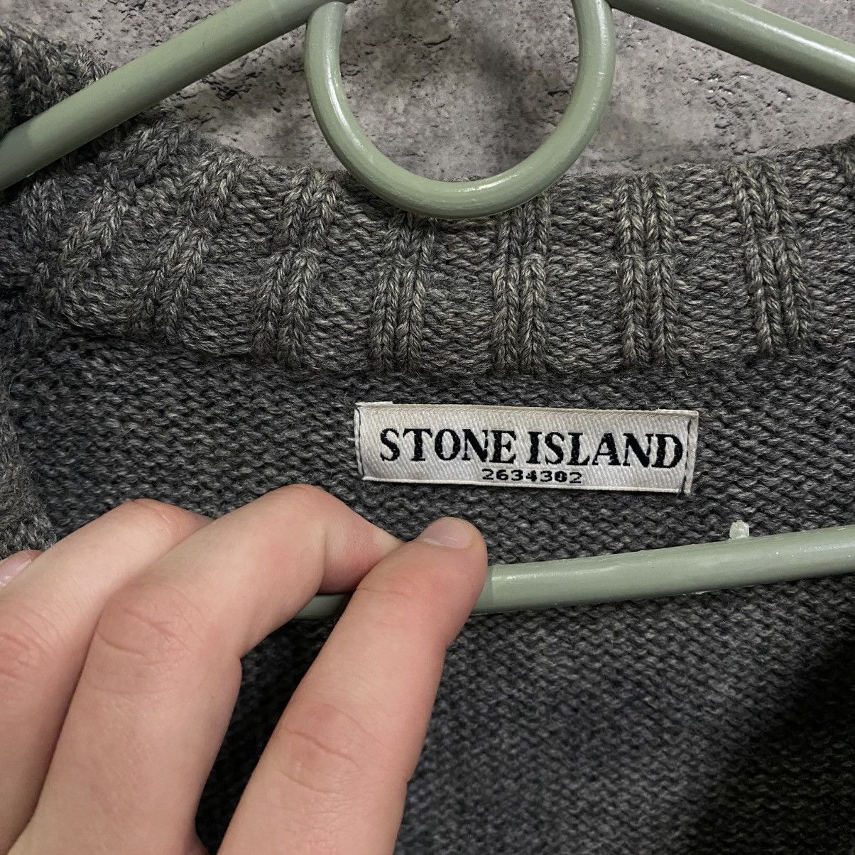 Stone Island Rare Vintage Stone Island Full Zip Sweater Knitting 90s Size US XL / EU 56 / 4 - 18 Thumbnail