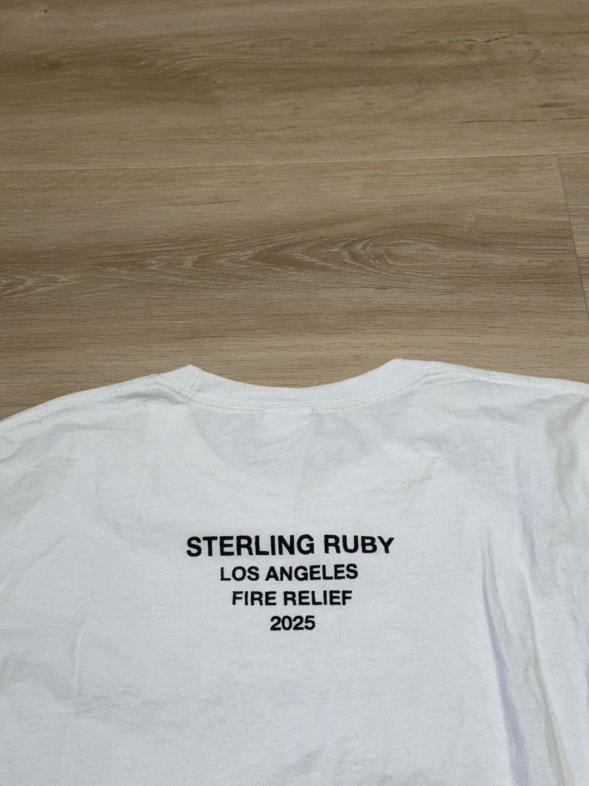Supreme Supreme Sterling Ruby LA Fire Relief Box Logo Tee Size US L / EU 52-54 / 3 - 9 Thumbnail