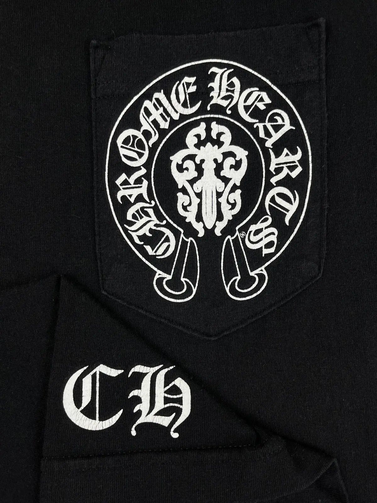 Chrome Hearts Chrome Hearts USA American Flag Logo Pocket Tshirt Black Size US M / EU 48-50 / 2 - 4 Thumbnail