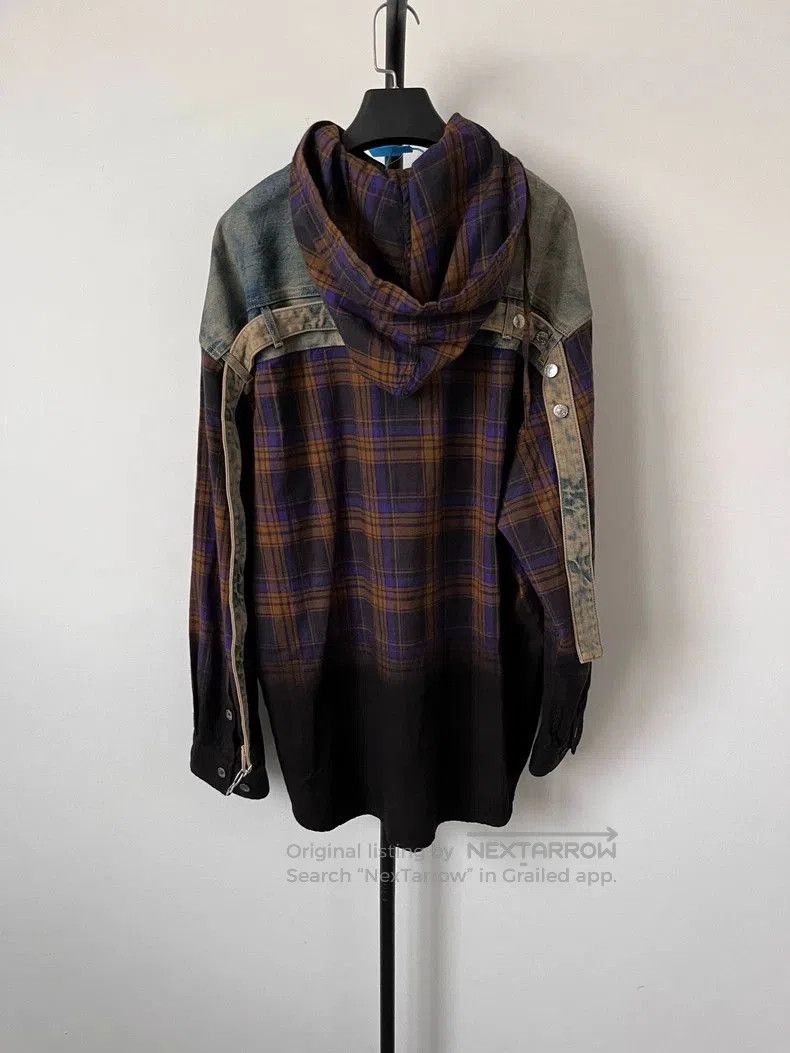 Acne Studios Acne Studios Denim Plaid Layered Jacket. Size US M / EU 48-50 / 2 - 2 Thumbnail