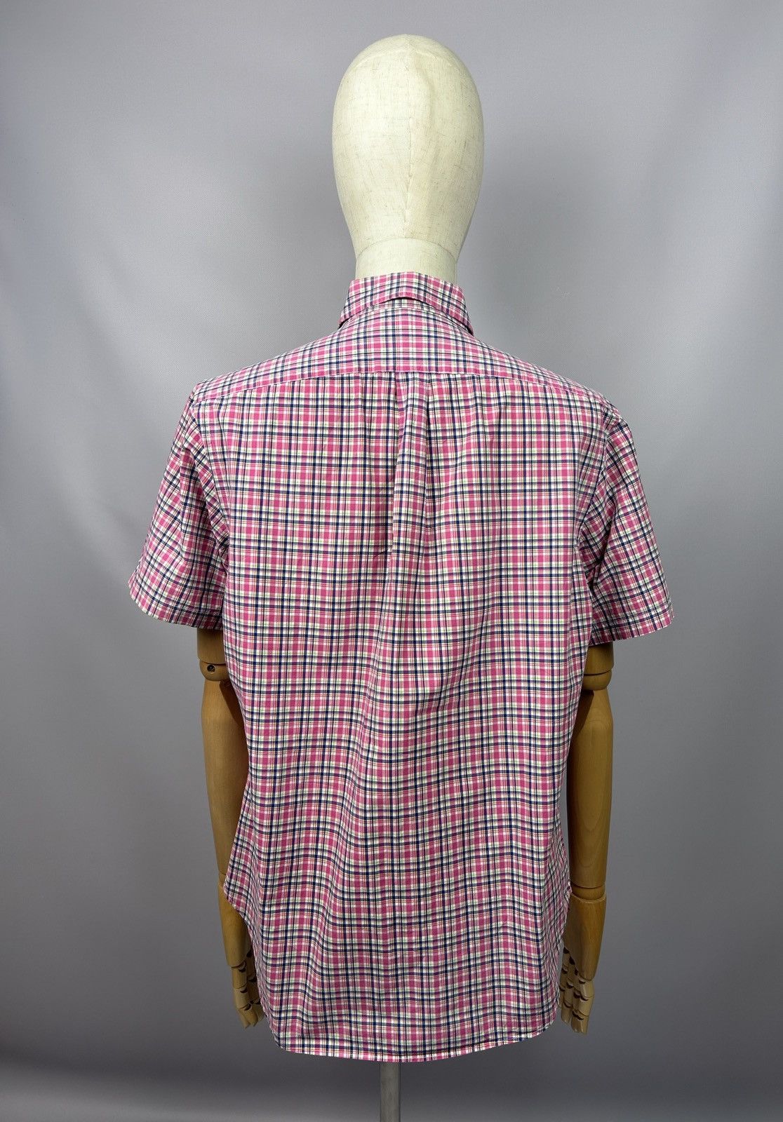 Polo Ralph Lauren Polo Ralph Lauren Check Pink Multicoloured S/S Shirt Size US L / EU 52-54 / 3 - 5 Thumbnail