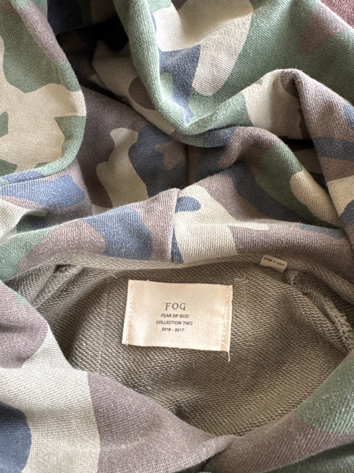 Essentials FOG Camo Hoodie Sweatshirt Size US M / EU 48-50 / 2 - 2 Thumbnail