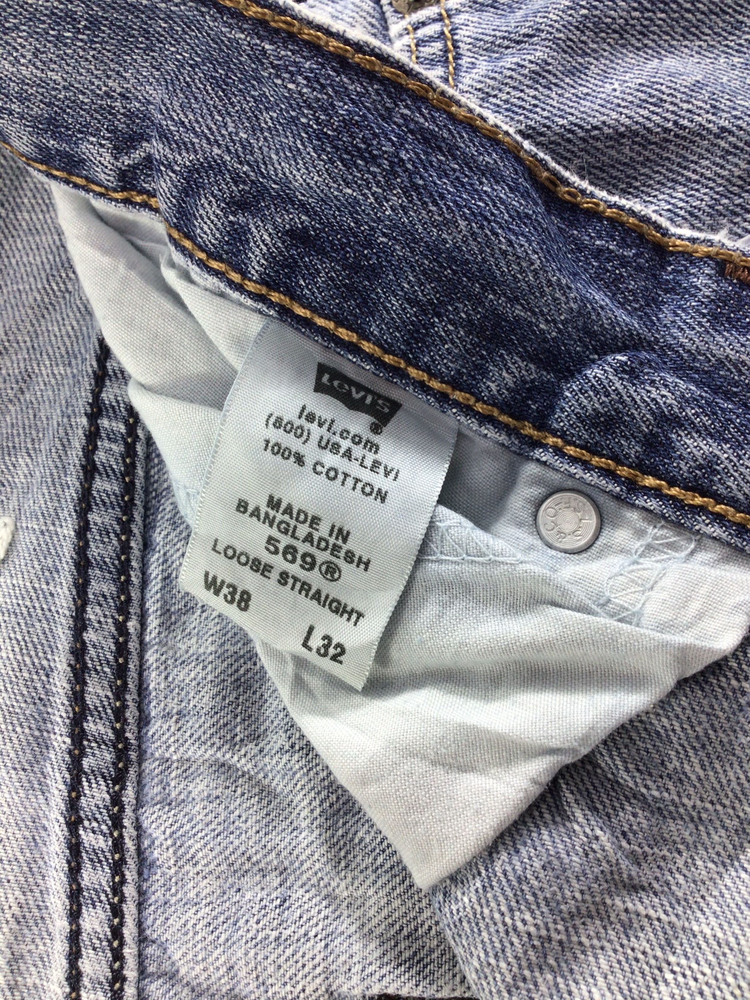 Levi's Vintage Levis 569 Jeans-J593 Size US 38 / EU 54 - 12 Thumbnail