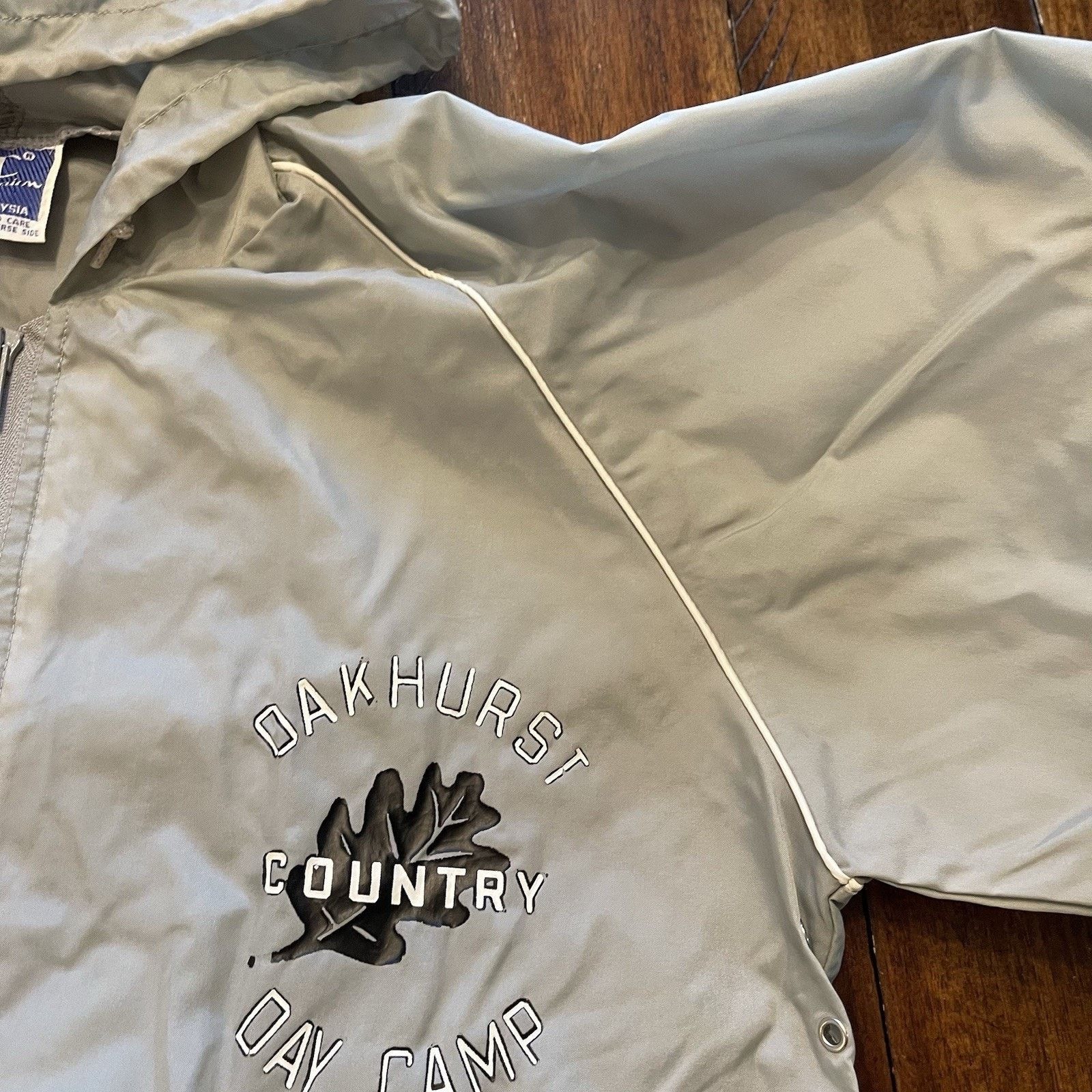 Champion VTG 80s Champion Jacket S Nylon Oakhurst Country Day Camp Size US S / EU 44-46 / 1 - 5 Thumbnail