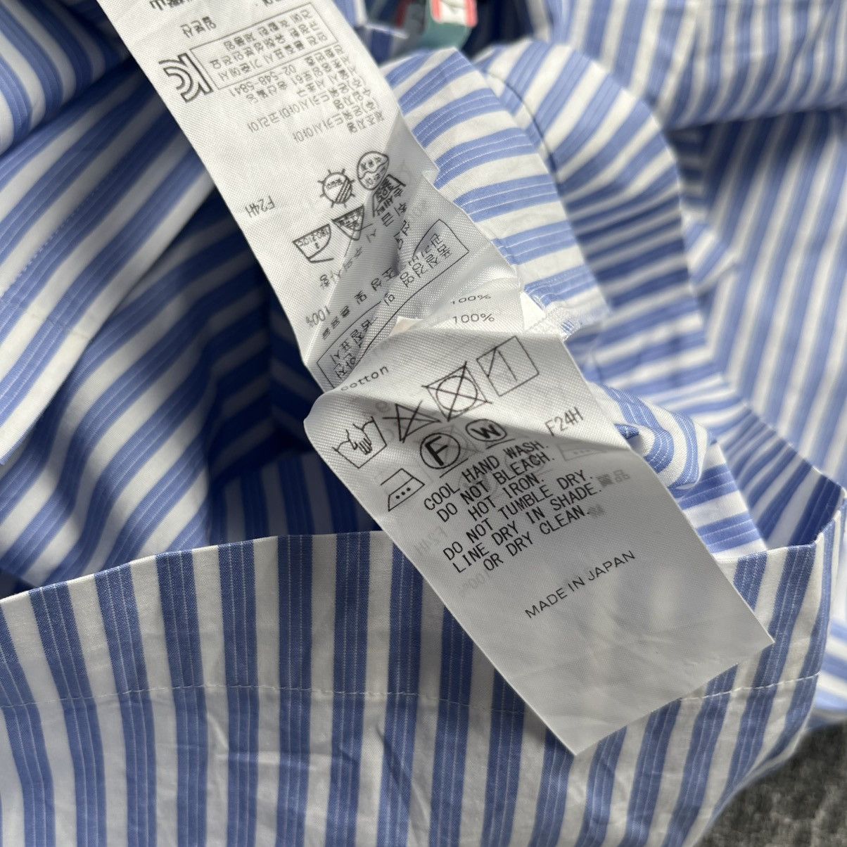 ATON aton japanese boxy cut stripe button up shirt Size US M / EU 48-50 / 2 - 4 Thumbnail