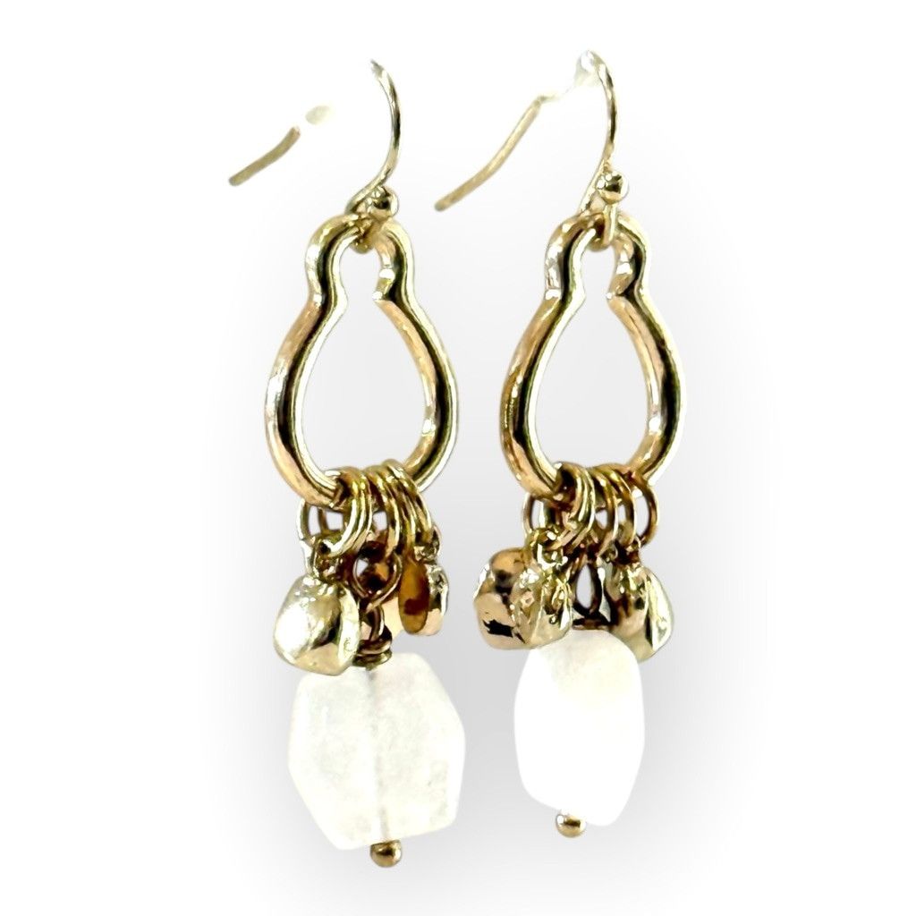 Banana Republic BANANA REPUBLIC Gold Charm Drop Hook Earrings | NWT Size ONE SIZE - 4 Thumbnail