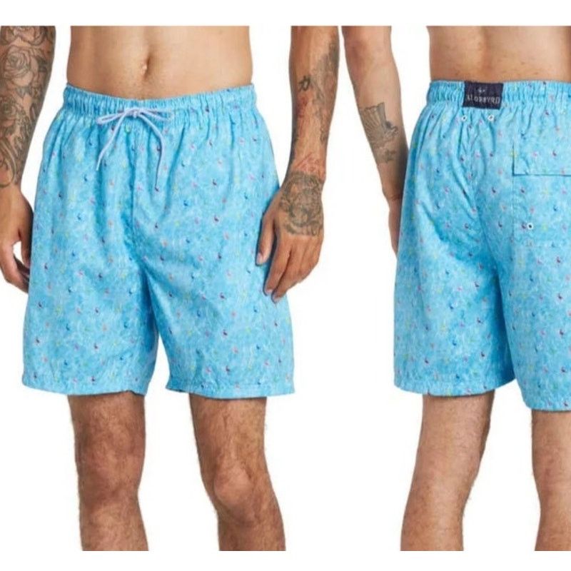 Tailorbyrd NWT Tailorbyrd Men's Flamingo Swim Trunks, XXL Size US 40 / EU 56 - 1 Thumbnail