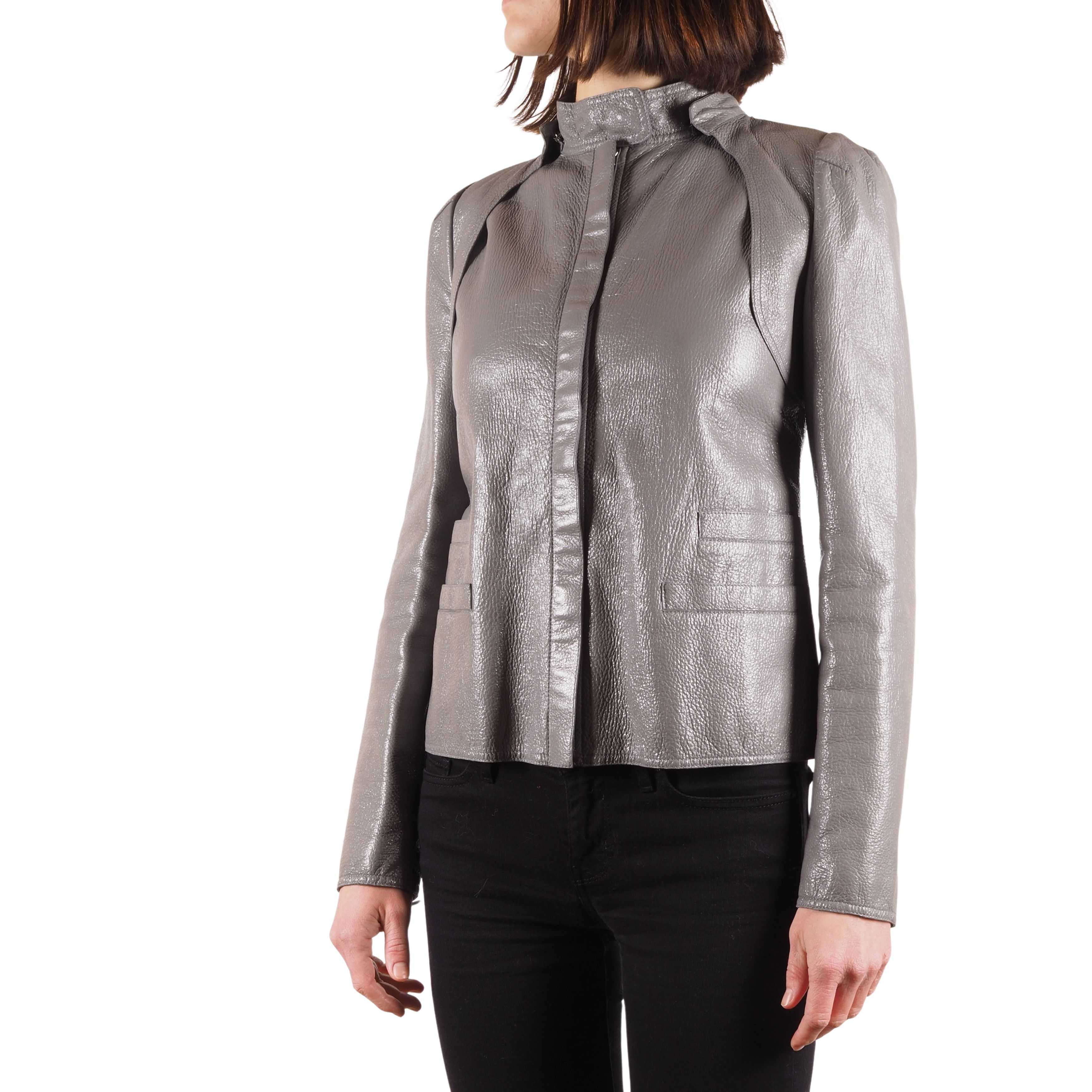Gucci Gucci Vintage Patent Leather Convertible Modular Jacket Size M / US 6-8 / IT 42-44 - 1 Thumbnail