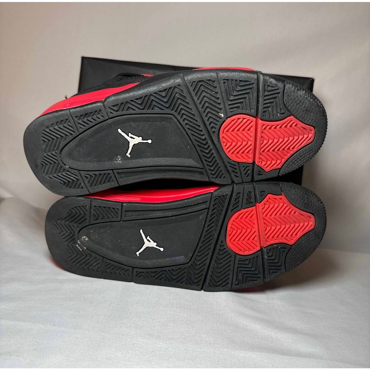 Jordan Brand × Nike Size 6 - Nike Air Jordan 4 Retro GS Red Thunder Men's Shoes Size US 6 / EU 39 - 6 Thumbnail