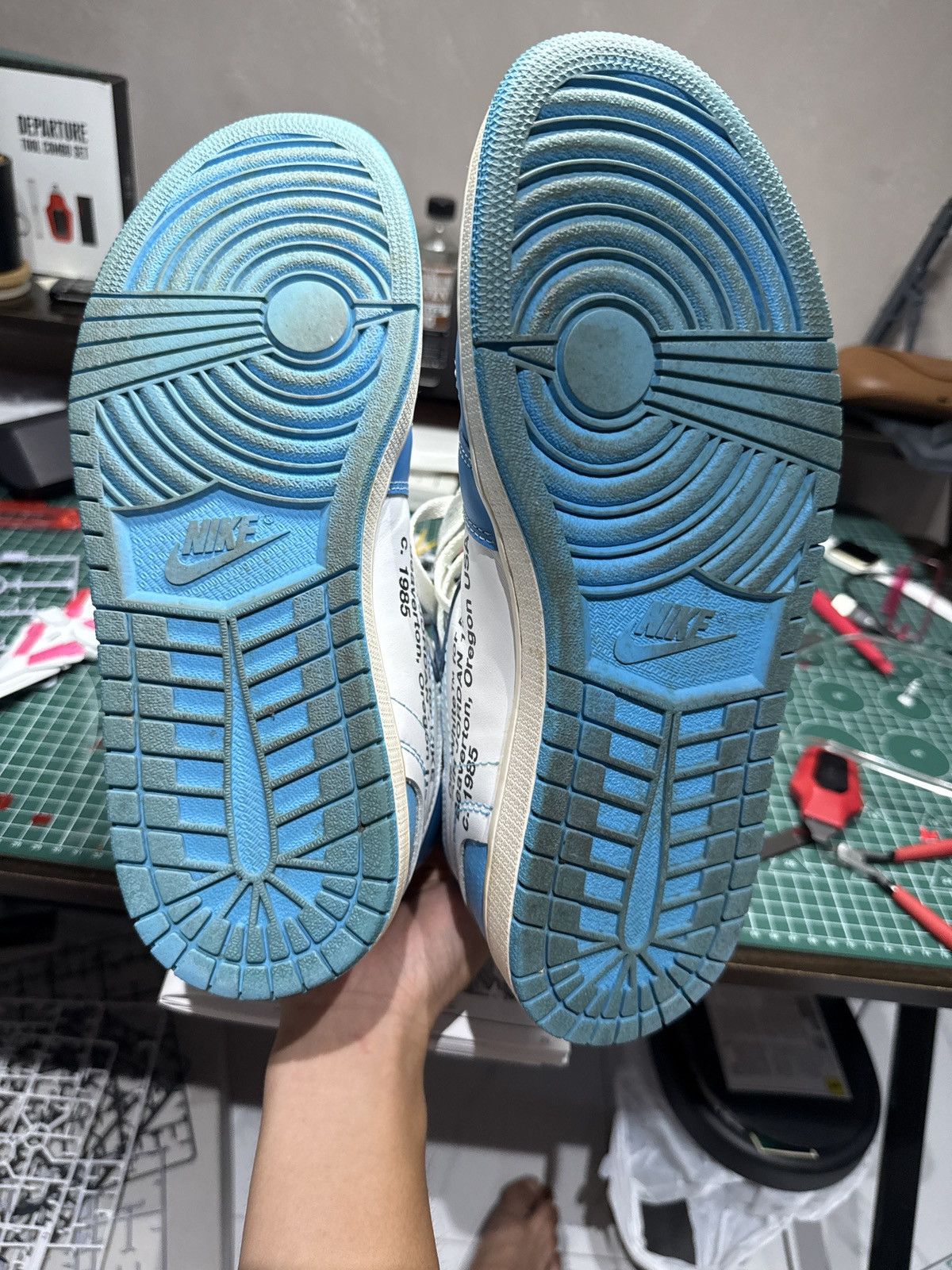 Jordan Brand × Off-White Jordan 1 off white UNC Size US 11 / EU 44 - 5 Thumbnail