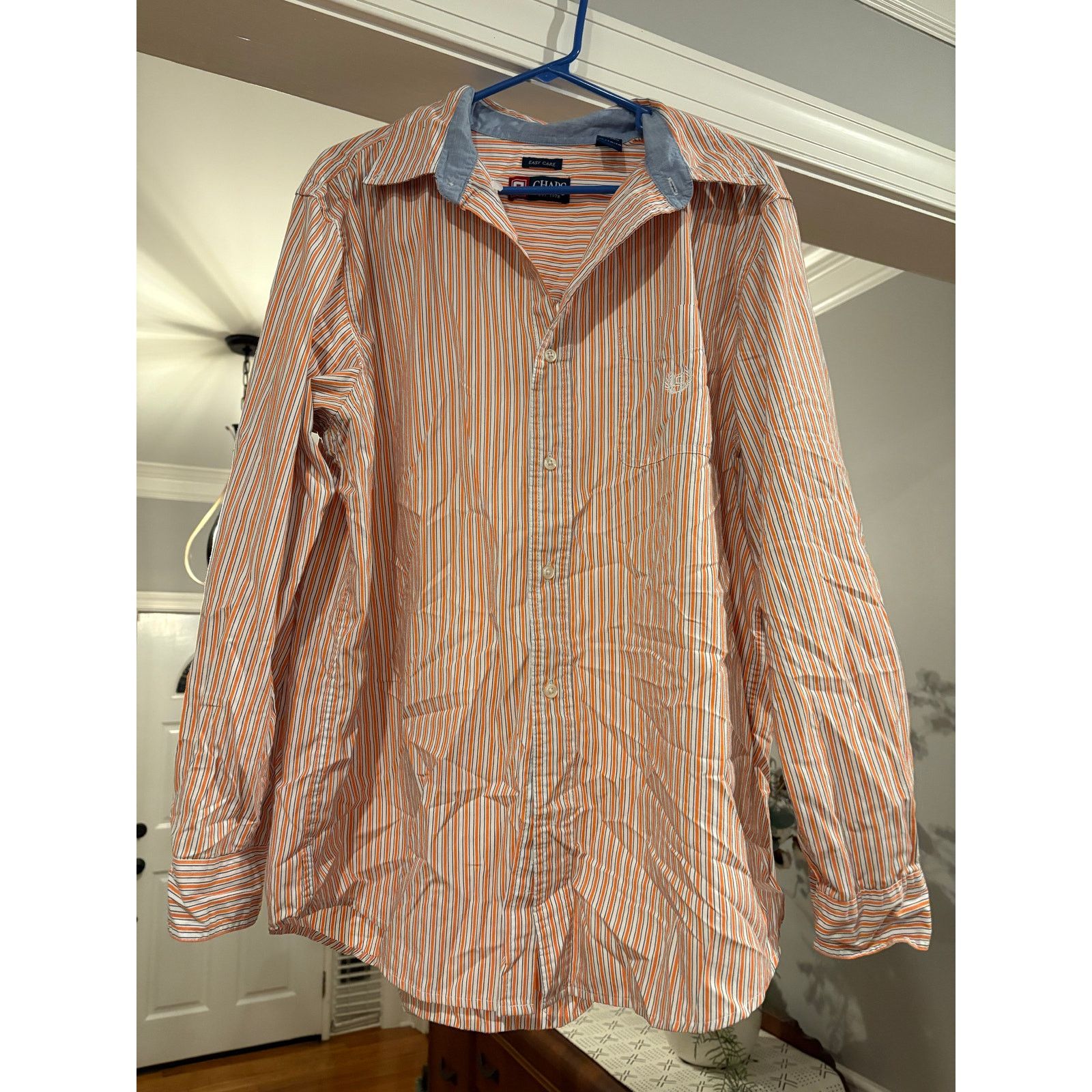 Chaps Chaps Men’s Easy Care Long Sleeve Button Down Shirt Size XL Size US XL / EU 56 / 4 - 4 Thumbnail