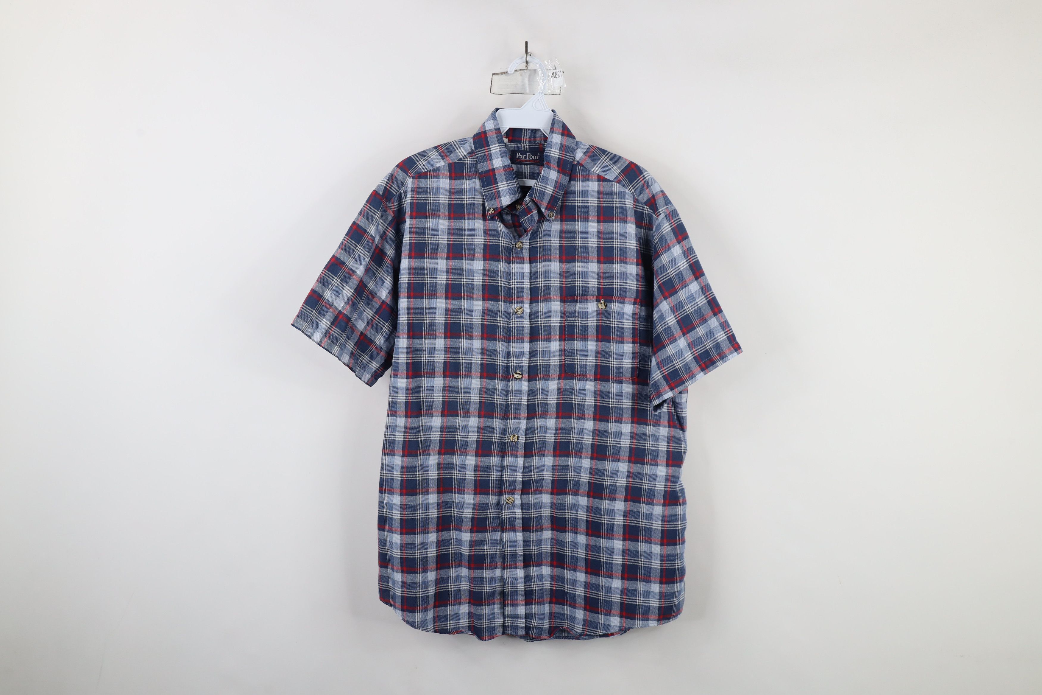 Vintage Vintage 90s Streetwear Short Sleeve Collared Button Shirt Size US XL / EU 56 / 4 - 1 Thumbnail