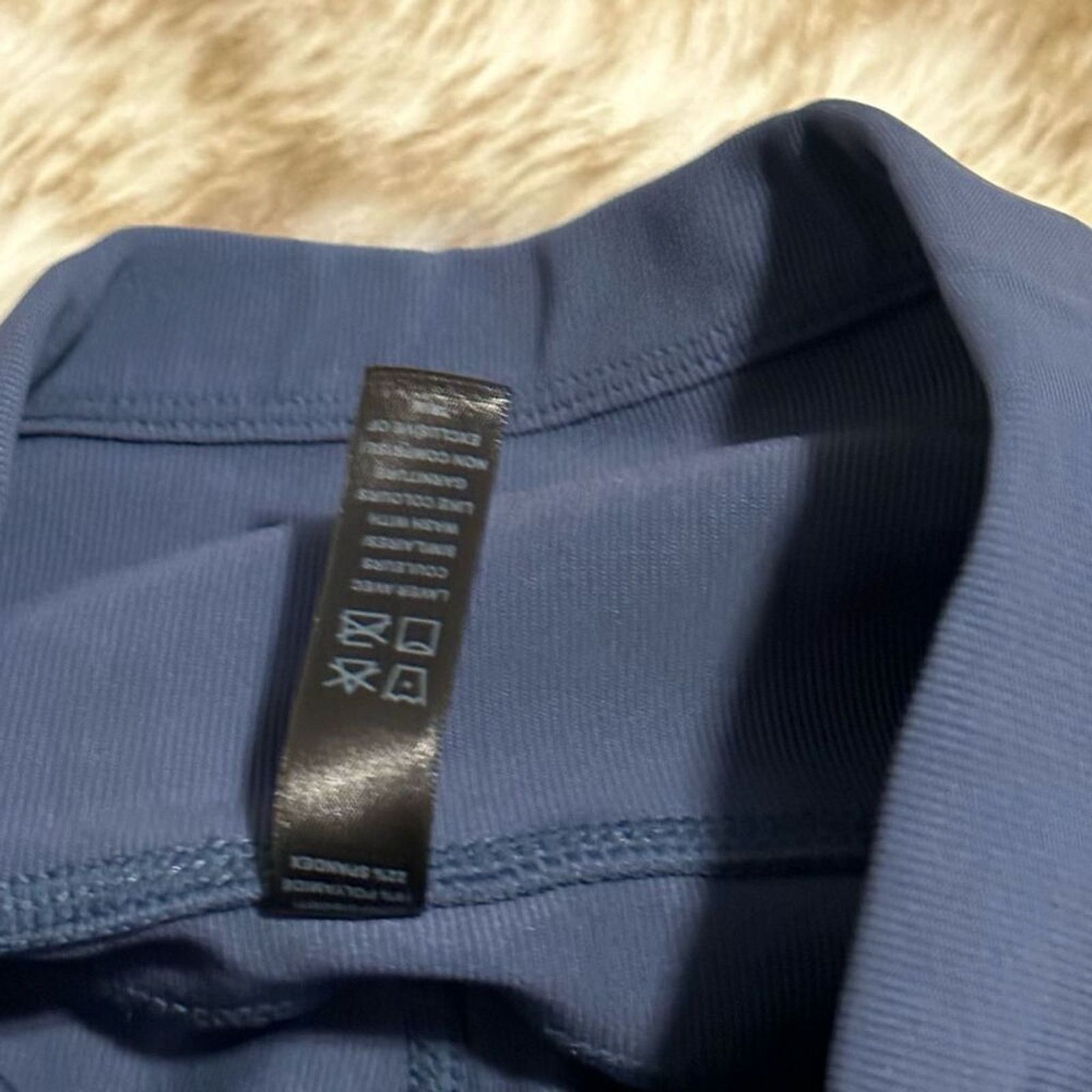Kyodan Kyodan Blue Ribbed Workout Leggings | Sz XS Size 26" / US 2 / IT 38 - 5 Thumbnail