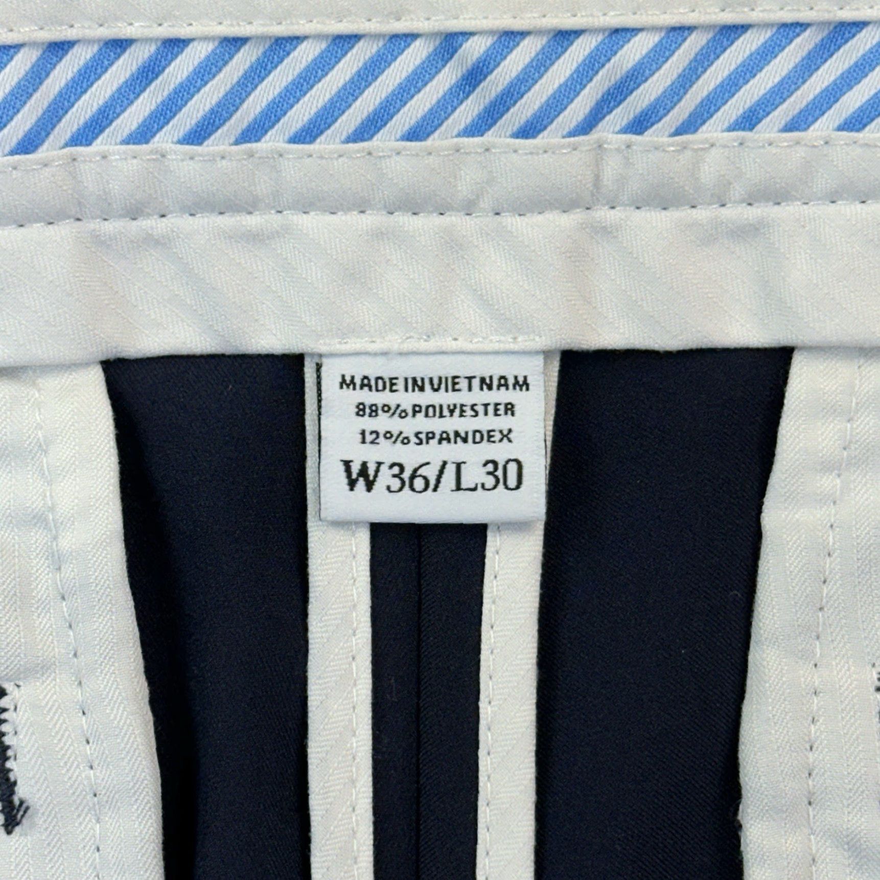 Footjoy Footjoy Pants Mens 36x25 Navy Performance Knit Chino Flat Front Stretch Golf Size US 36 / EU 52 - 7 Thumbnail