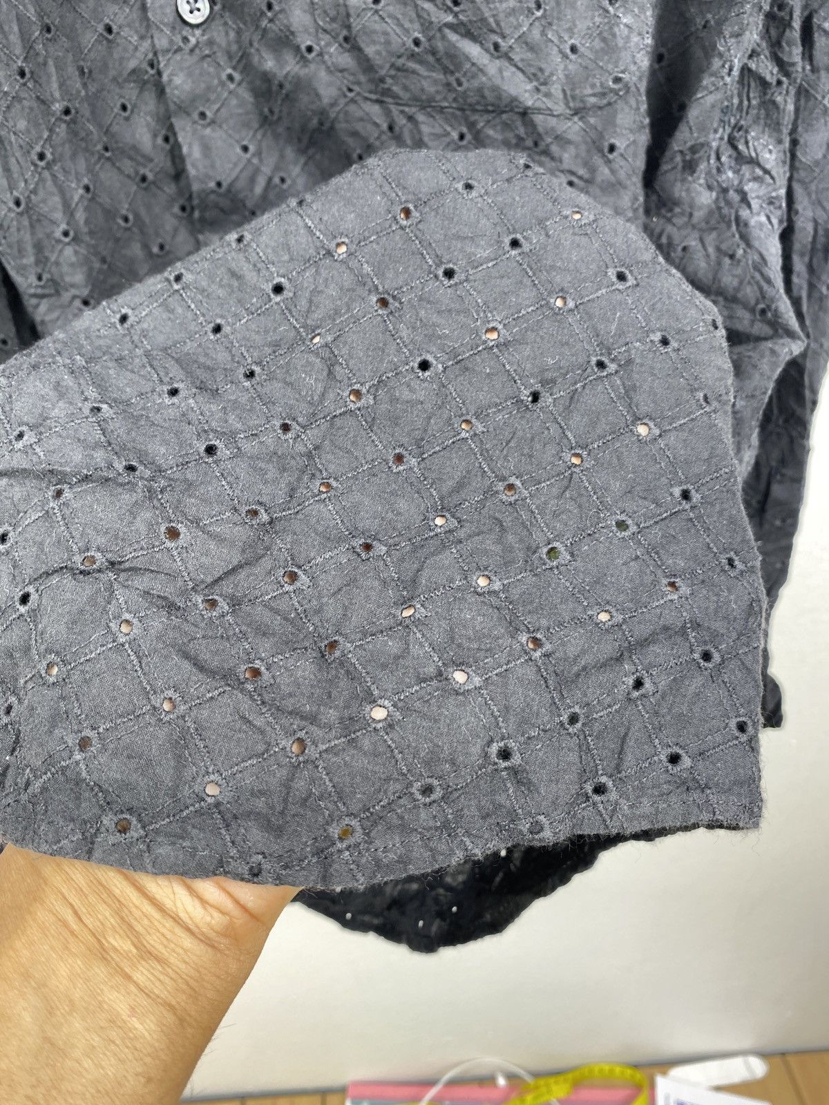 Japanese Brand × Vintage GU lace long sleeve shirt Size US M / EU 48-50 / 2 - 8 Thumbnail