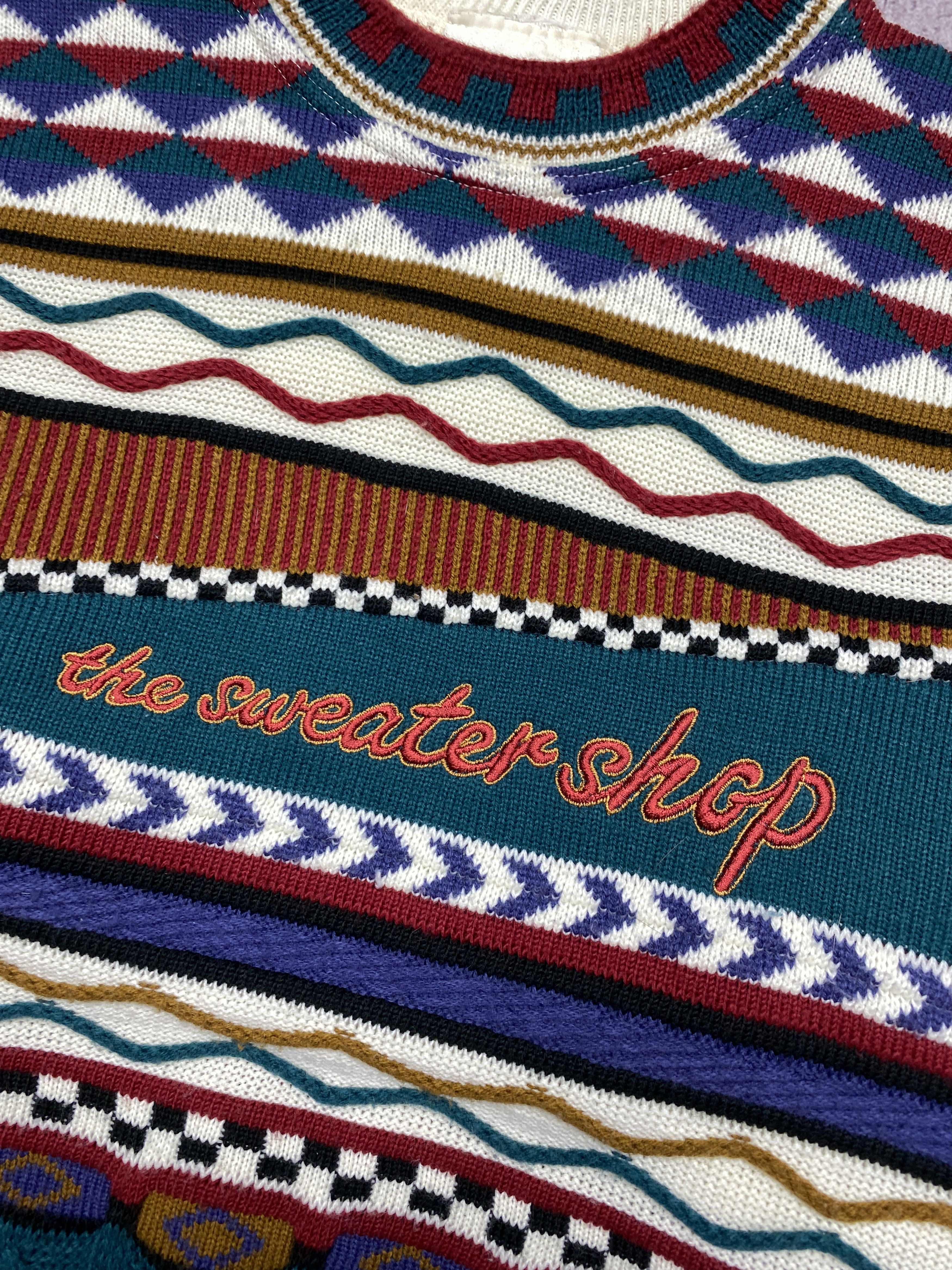 Vintage Vintage 90s Mens Coogi Style Textured Biggie Cozy Sweater Size US XL / EU 56 / 4 - 3 Thumbnail