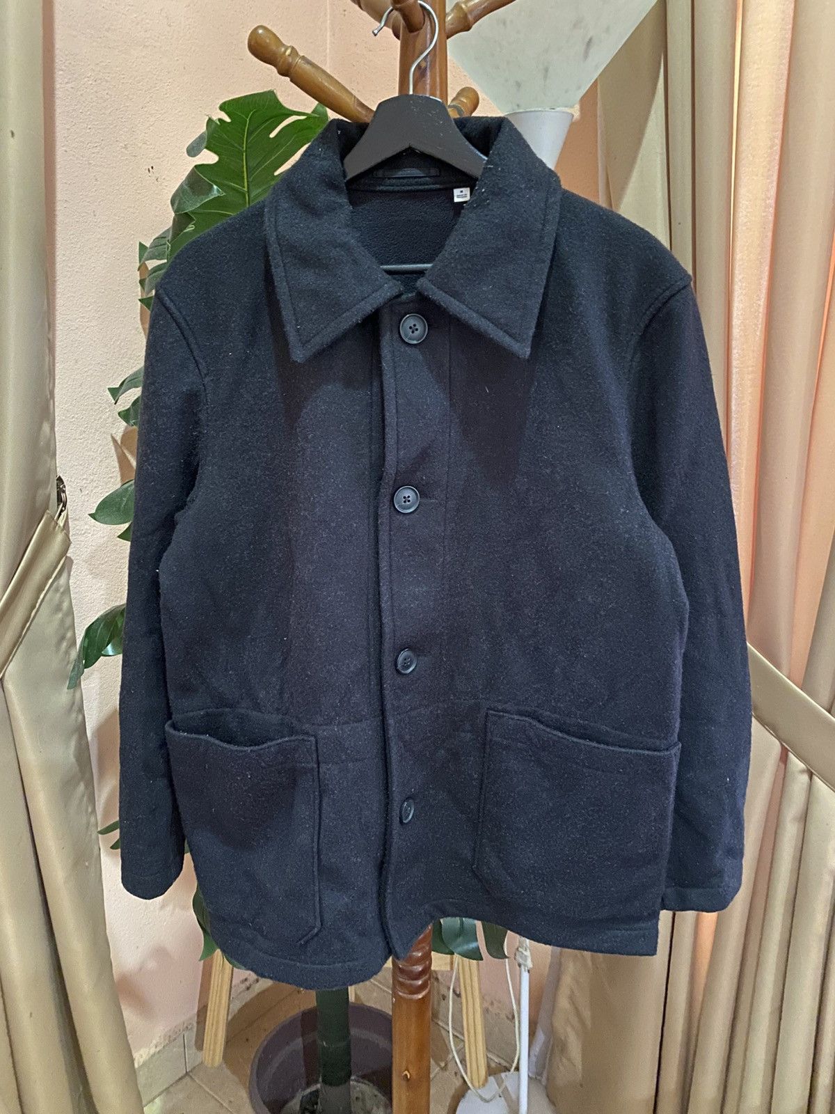 Uniqlo Uniqlo U Black Fleece Work Jacket Medium Minimalist Utility Size US M / EU 48-50 / 2 - 3 Thumbnail