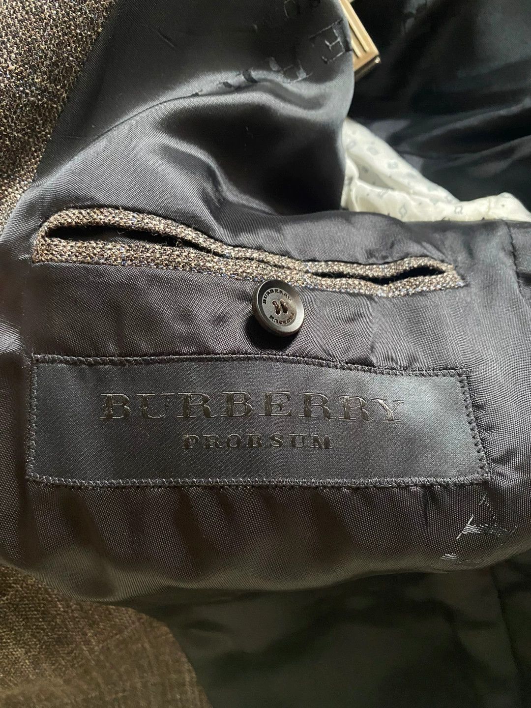 Burberry Burberry Prorsum Silk-Wool-Linen Blazer 50 Italy Size 50R - 4 Thumbnail